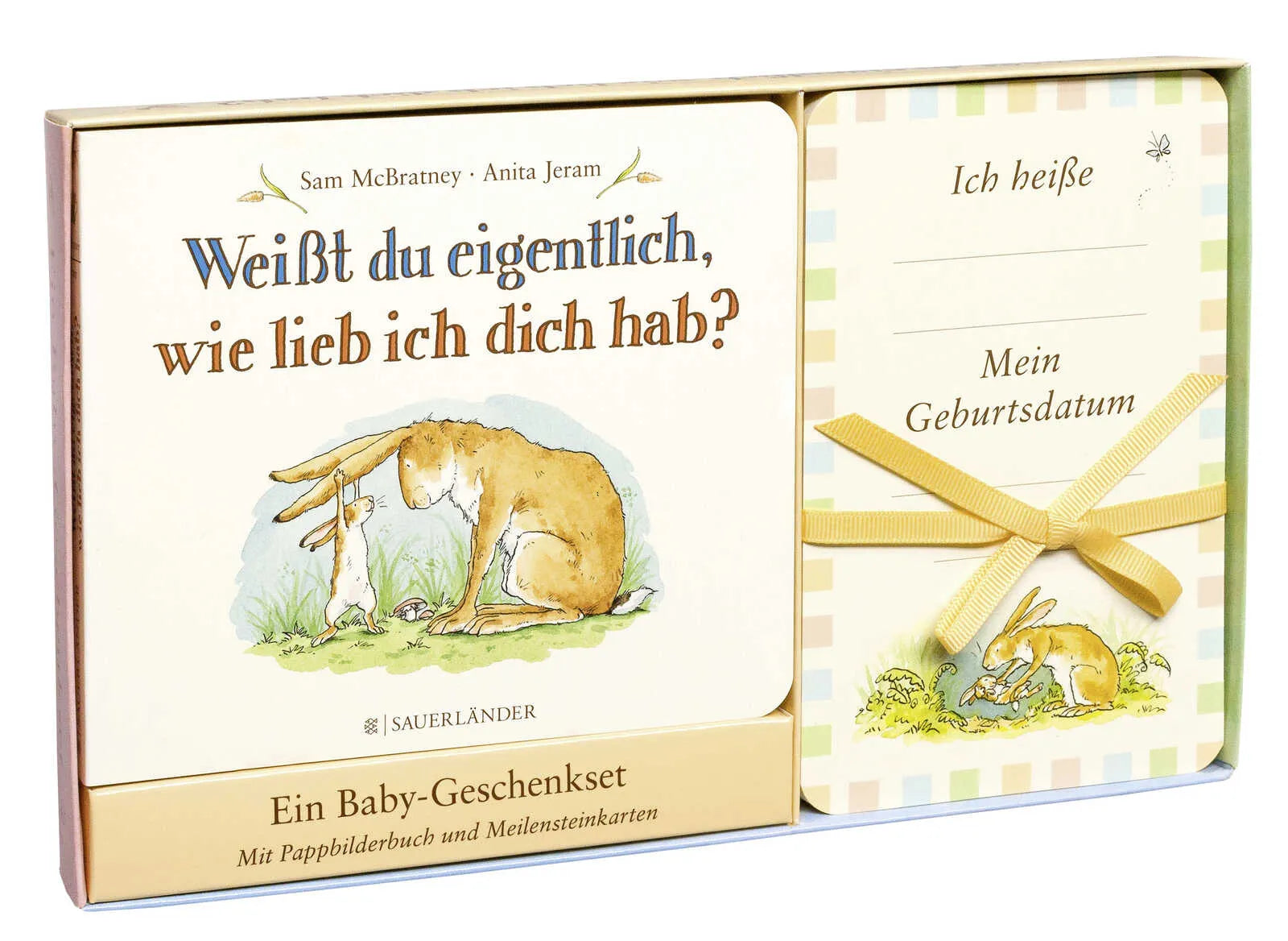 Buchcover von 'Weißt du eigentlich, wie lieb ich dich hab? Ein Baby-Geschenkset' - Gebundene Ausgabe von Sam McBratney