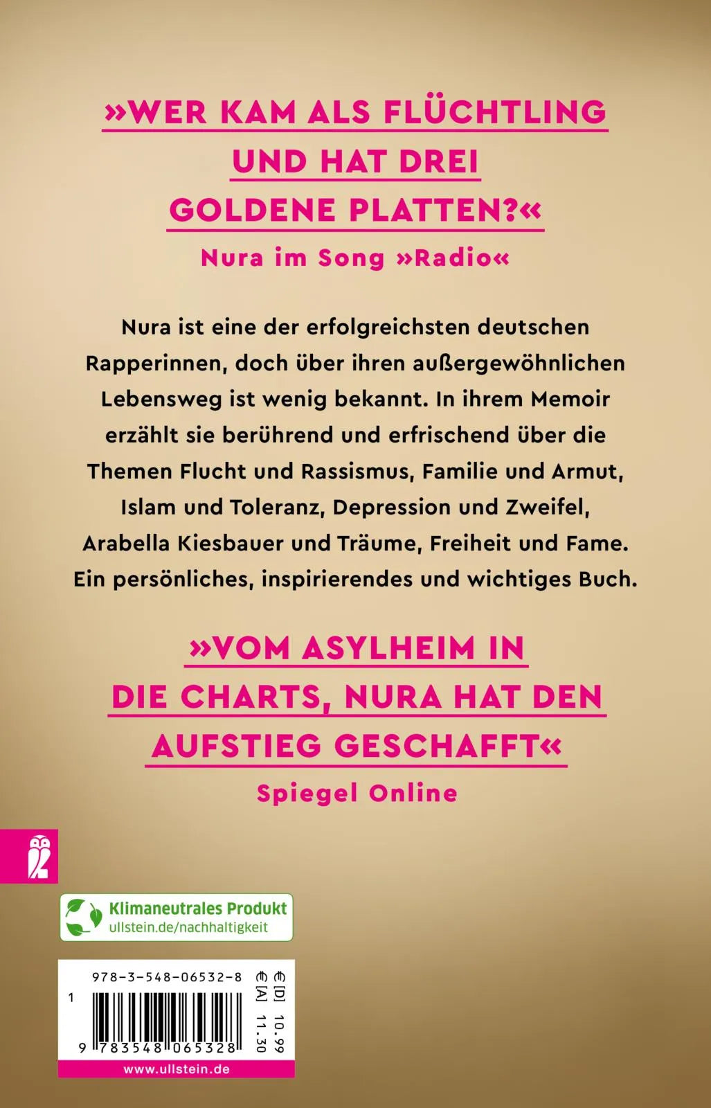 Buchrückseite von 'Weißt du, was ich meine?' mit Klappentext - Taschenbuch
