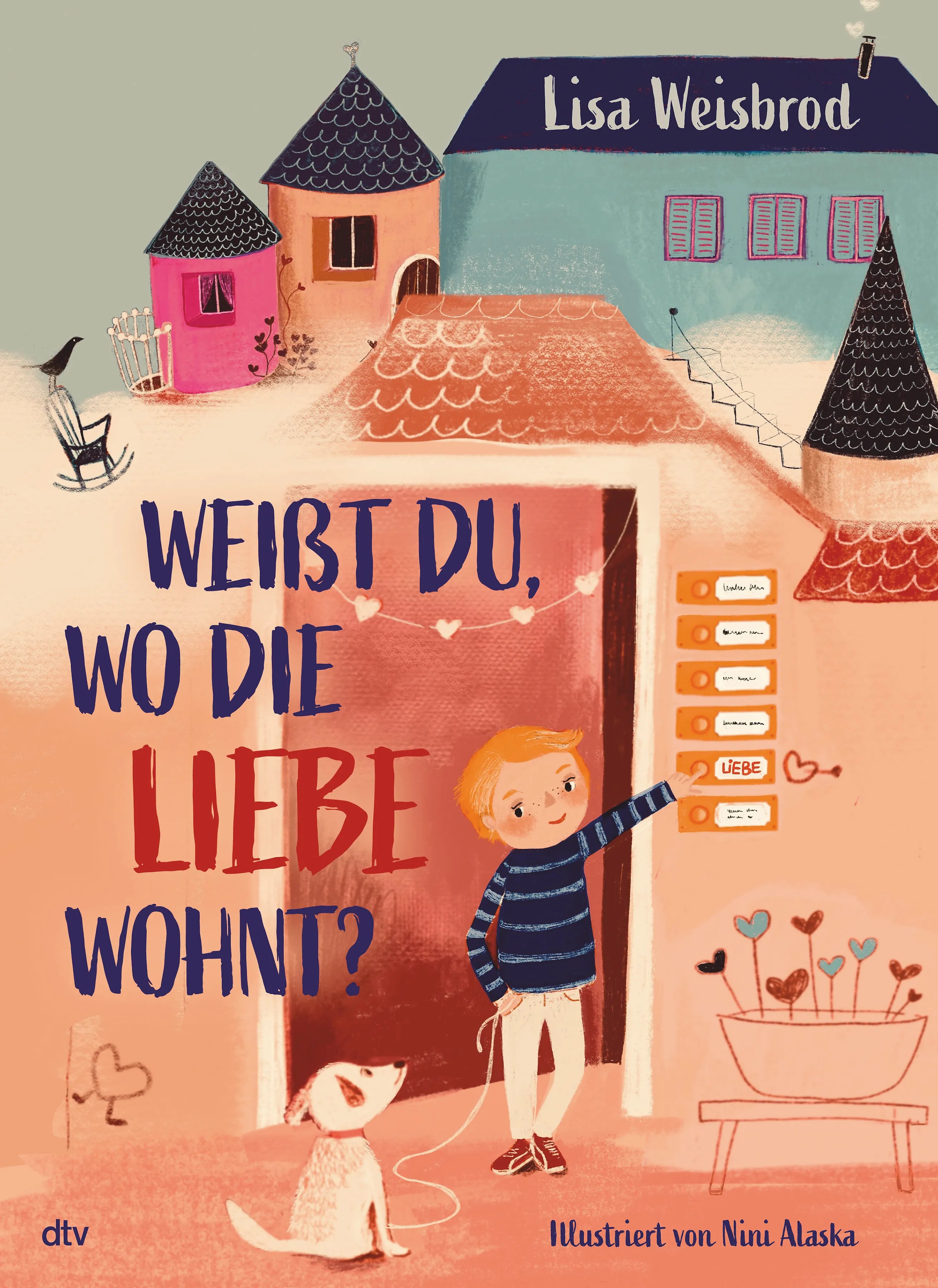 Buchcover von 'Weißt du, wo die Liebe wohnt?' - Gebundene Ausgabe von Lisa Weisbrod