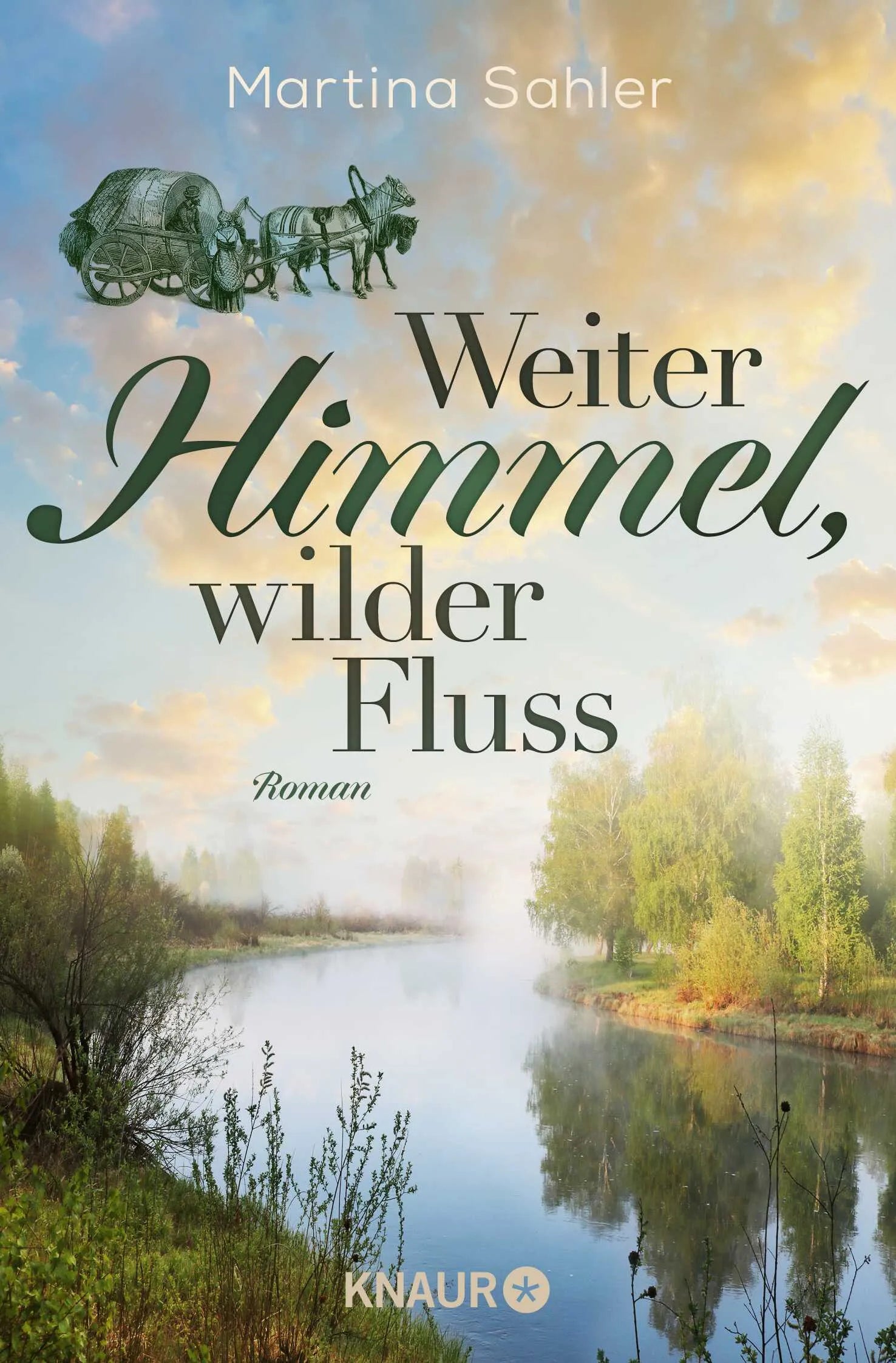 Buchcover von 'Weiter Himmel, wilder Fluss' - Taschenbuch von Martina Sahler