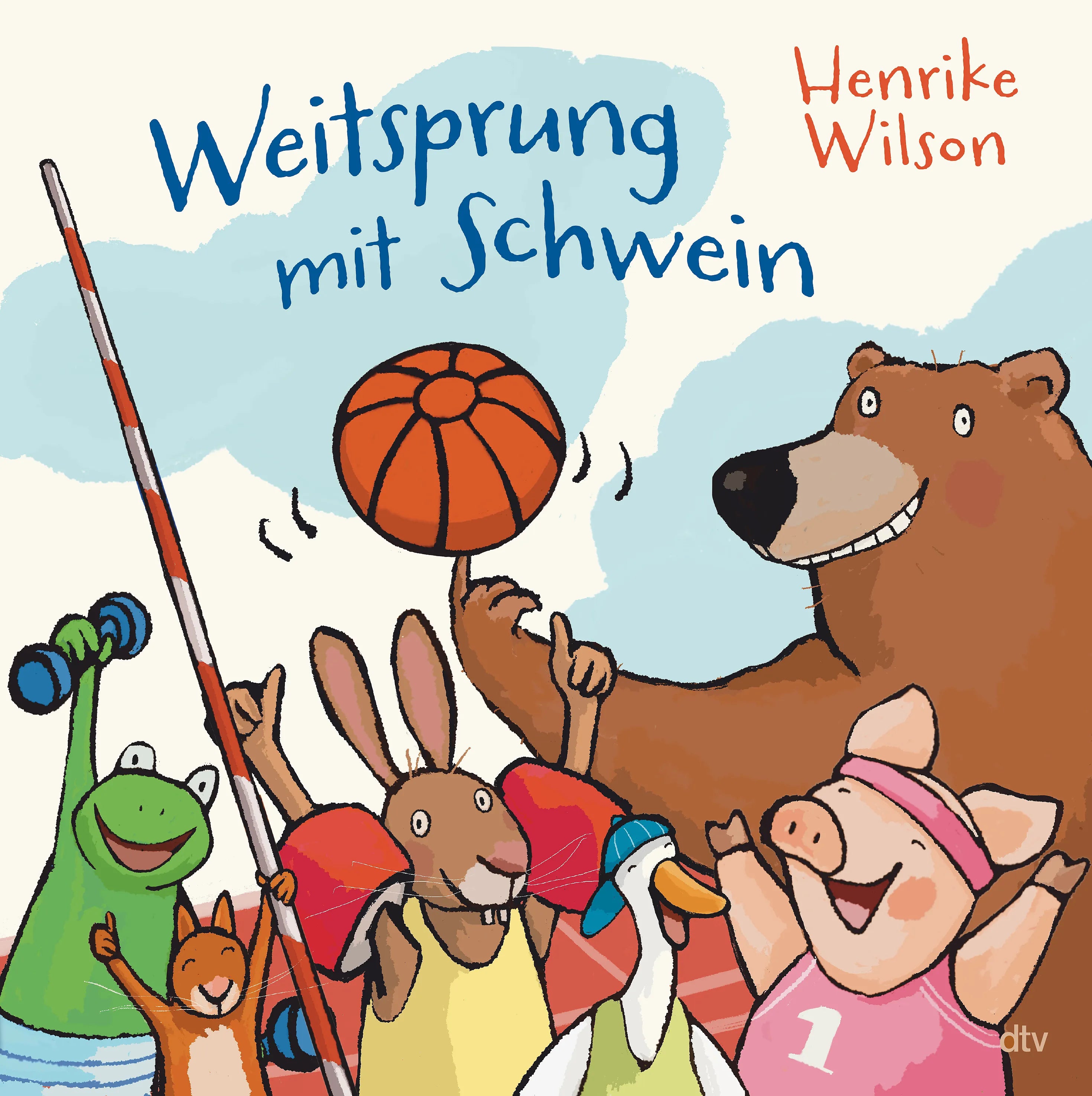Buchcover von 'Weitsprung mit Schwein' - Gebundene Ausgabe von Henrike Wilson