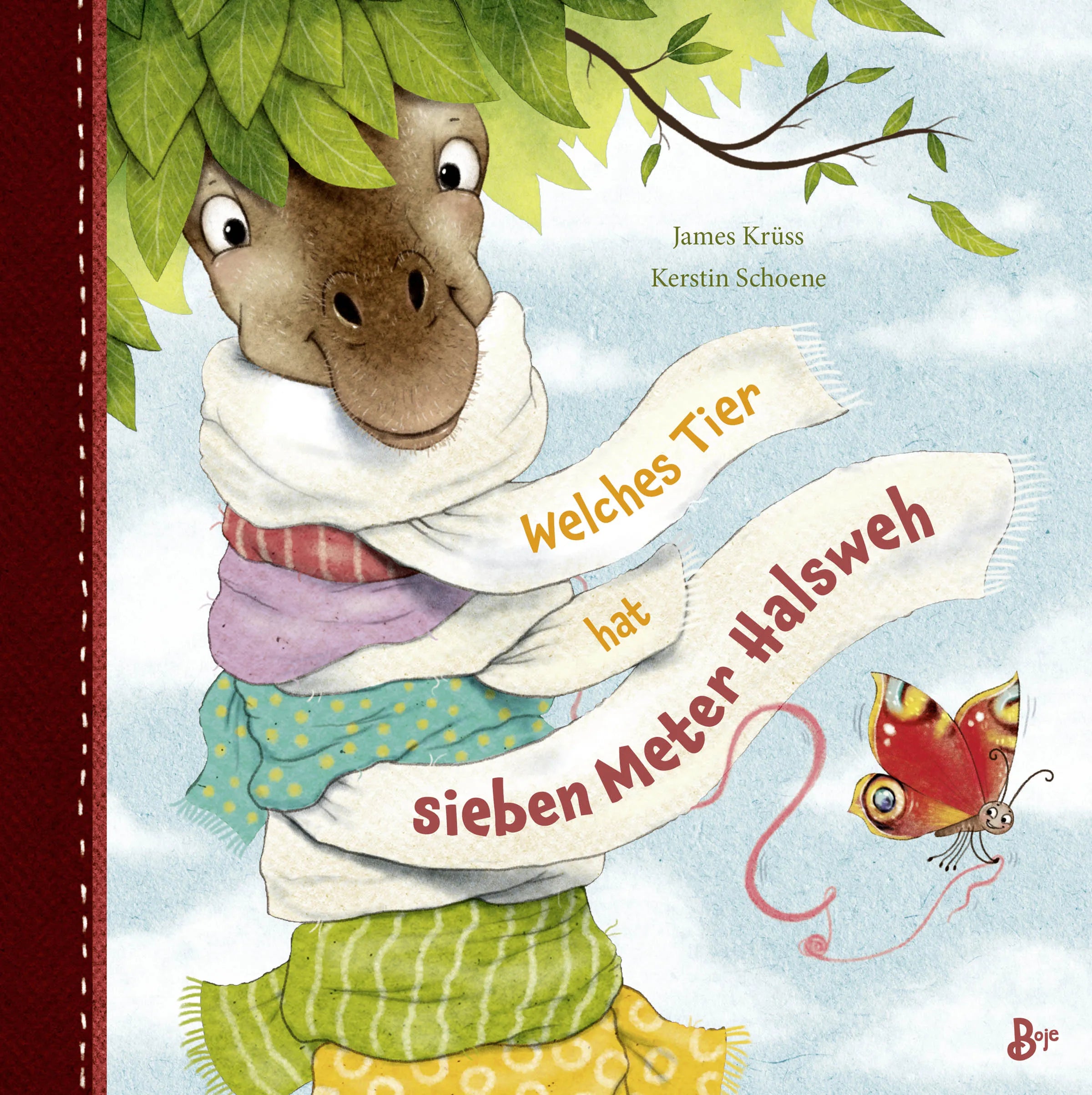 Buchcover von 'Welches Tier hat sieben Meter Halsweh?' - Gebundene Ausgabe von James Krüss