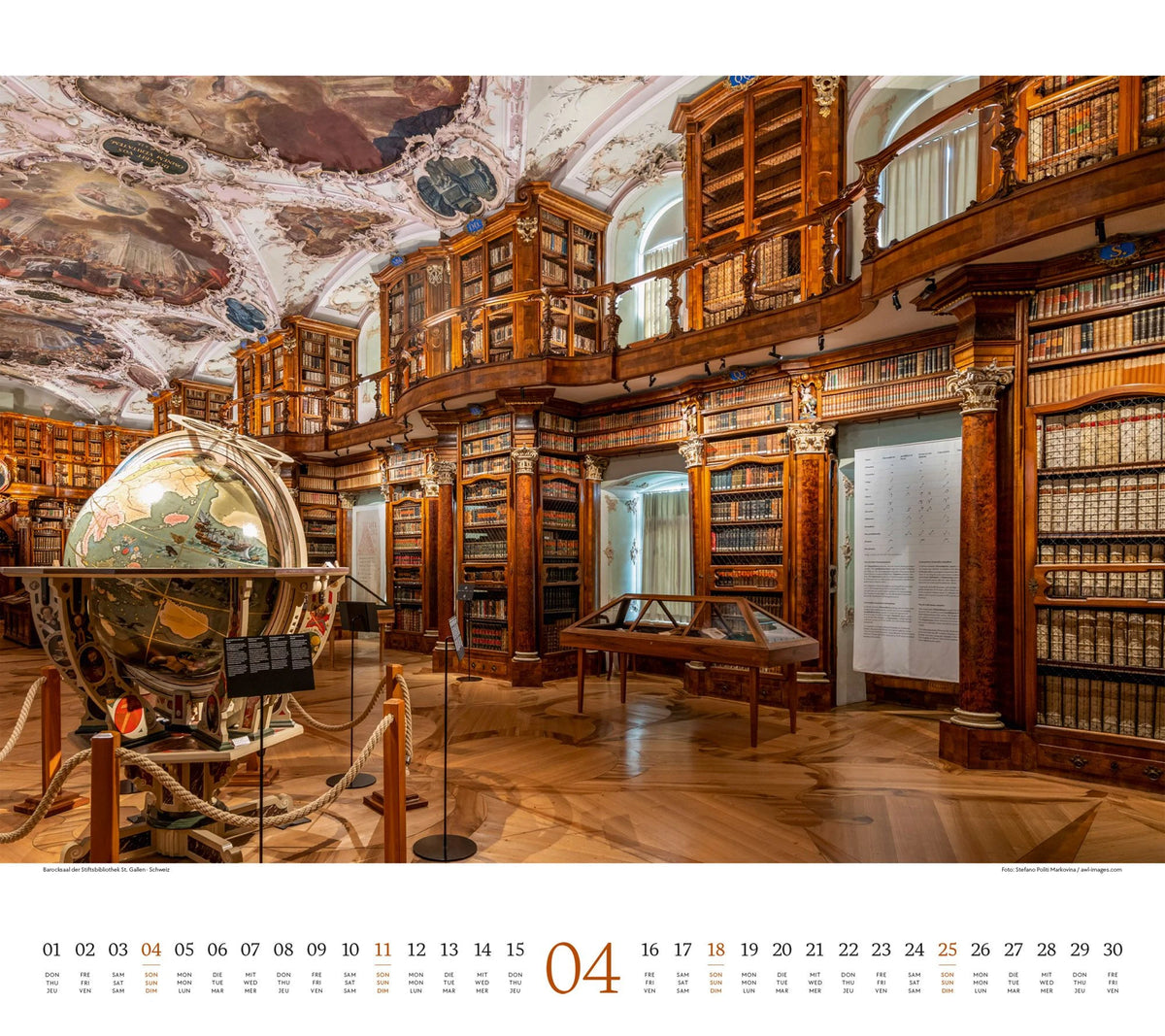 Welt der Bücher Kalender 2027 – Ansicht