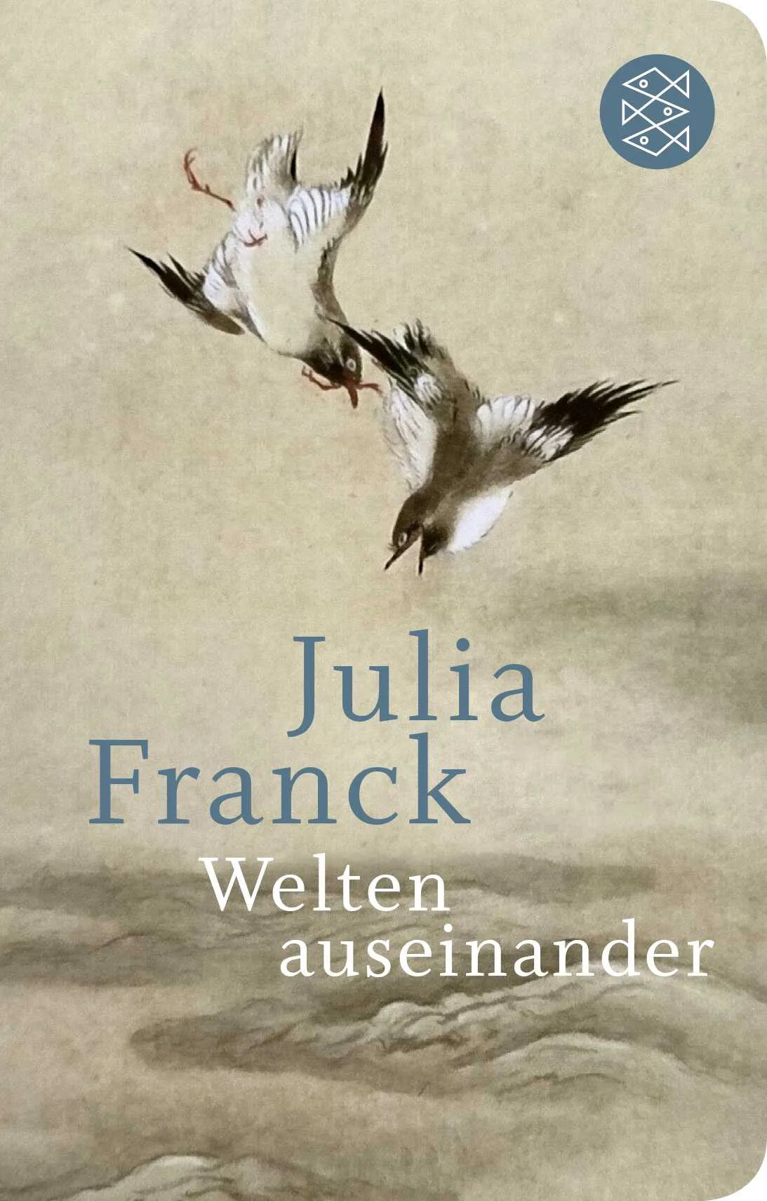 Buchcover von 'Welten auseinander' - Gebundene Ausgabe von Julia Franck