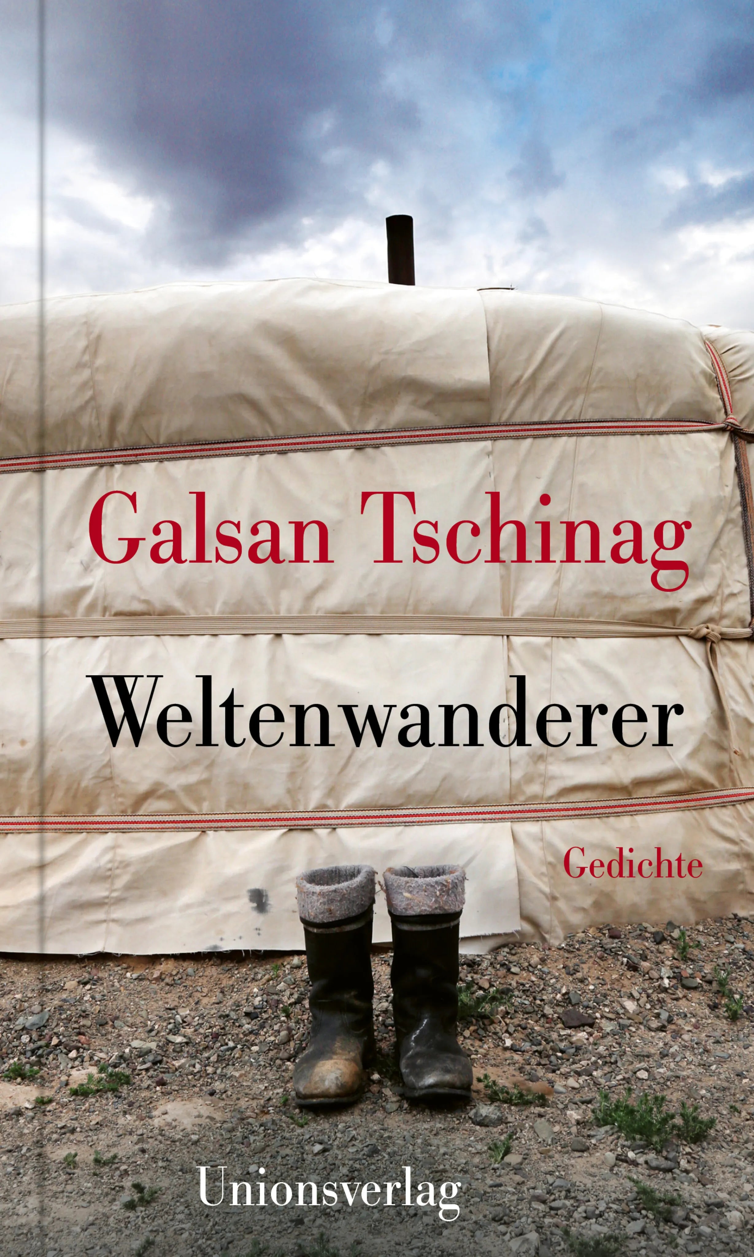 Buchcover von 'Weltenwanderer' - Gebundene Ausgabe von Galsan Tschinag