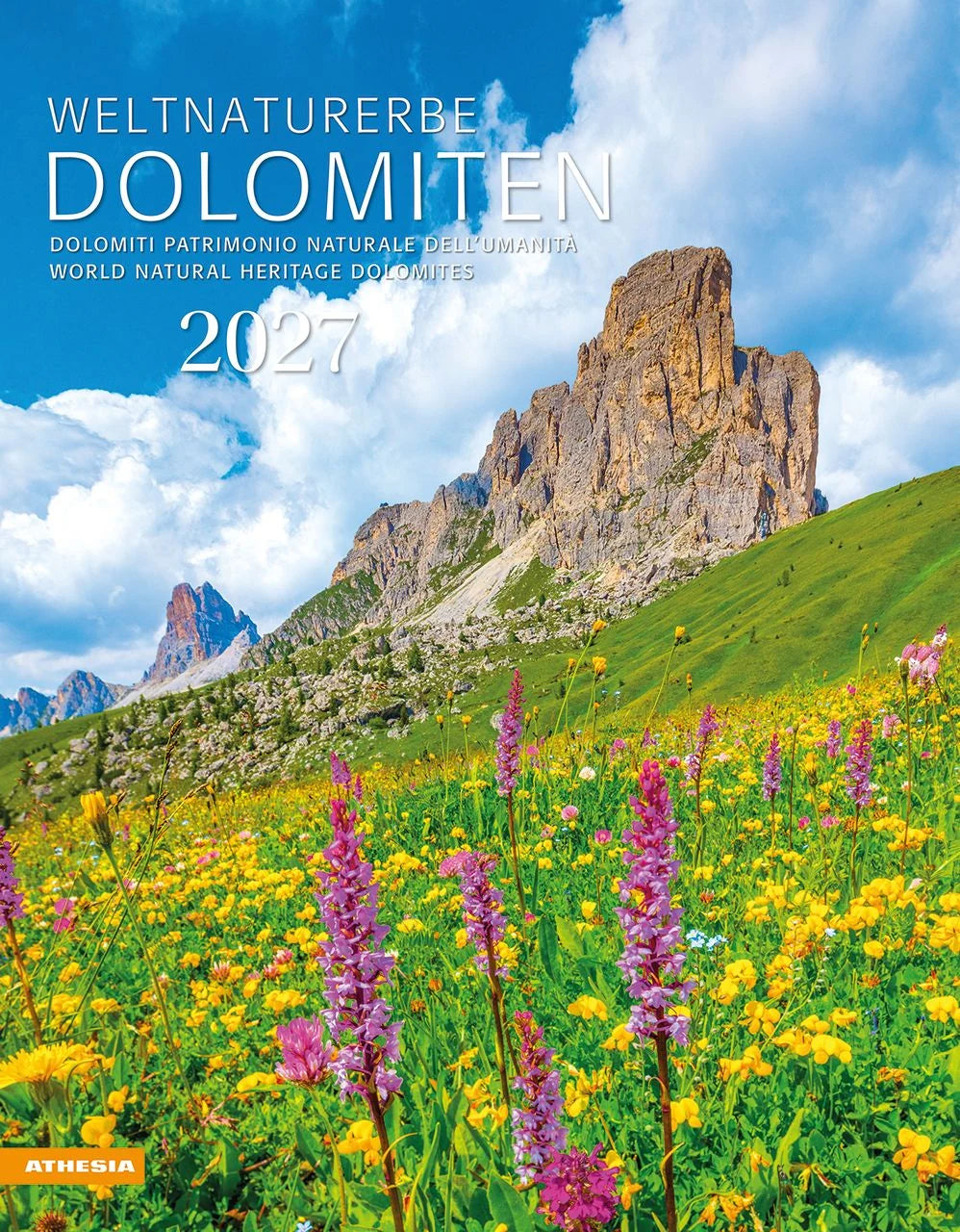 Wandkalender: Weltnaturerbe Dolomiten Kalender 2027