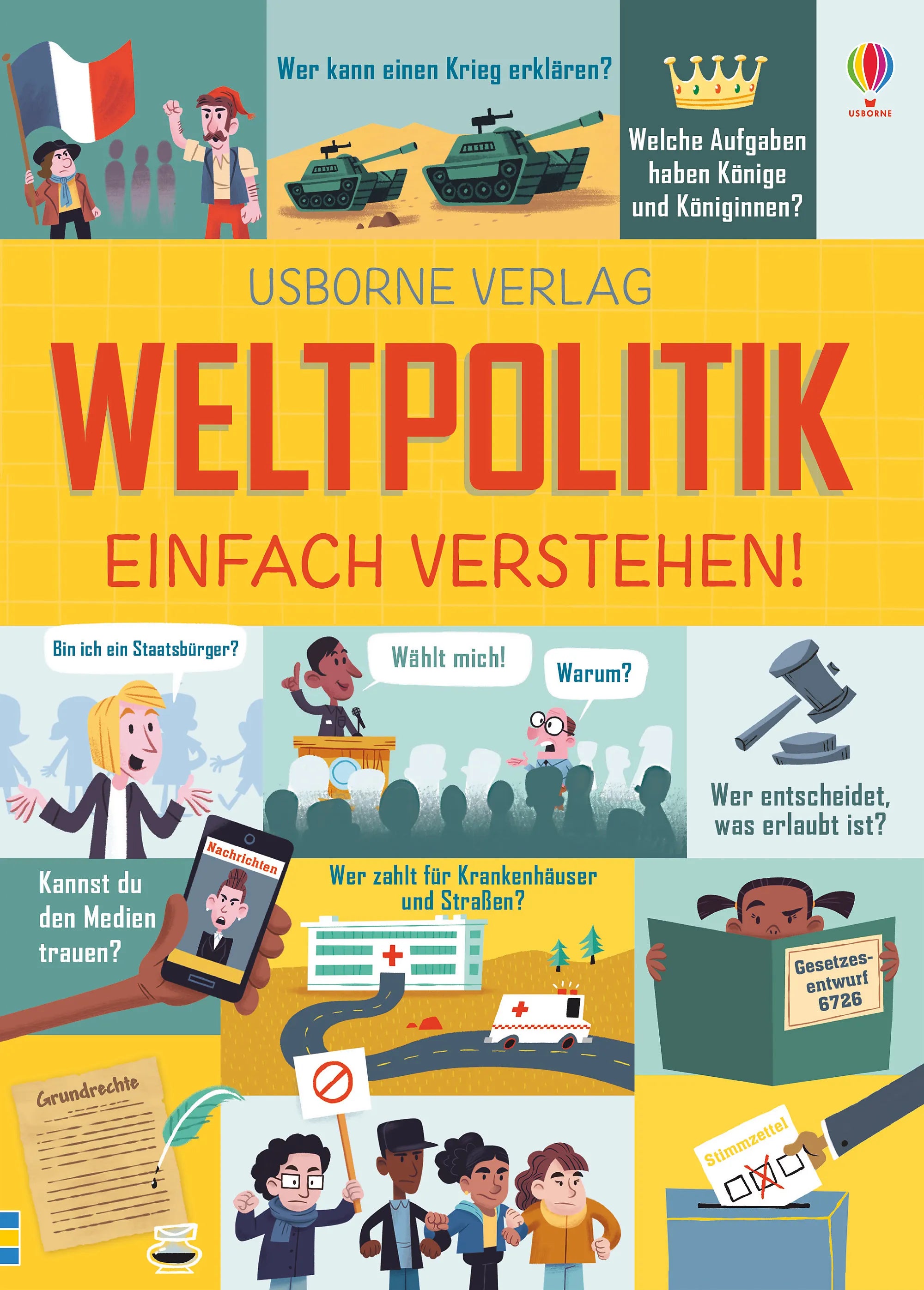 Buchcover von 'Weltpolitik – einfach verstehen!' - Gebundene Ausgabe von Rosie Hore