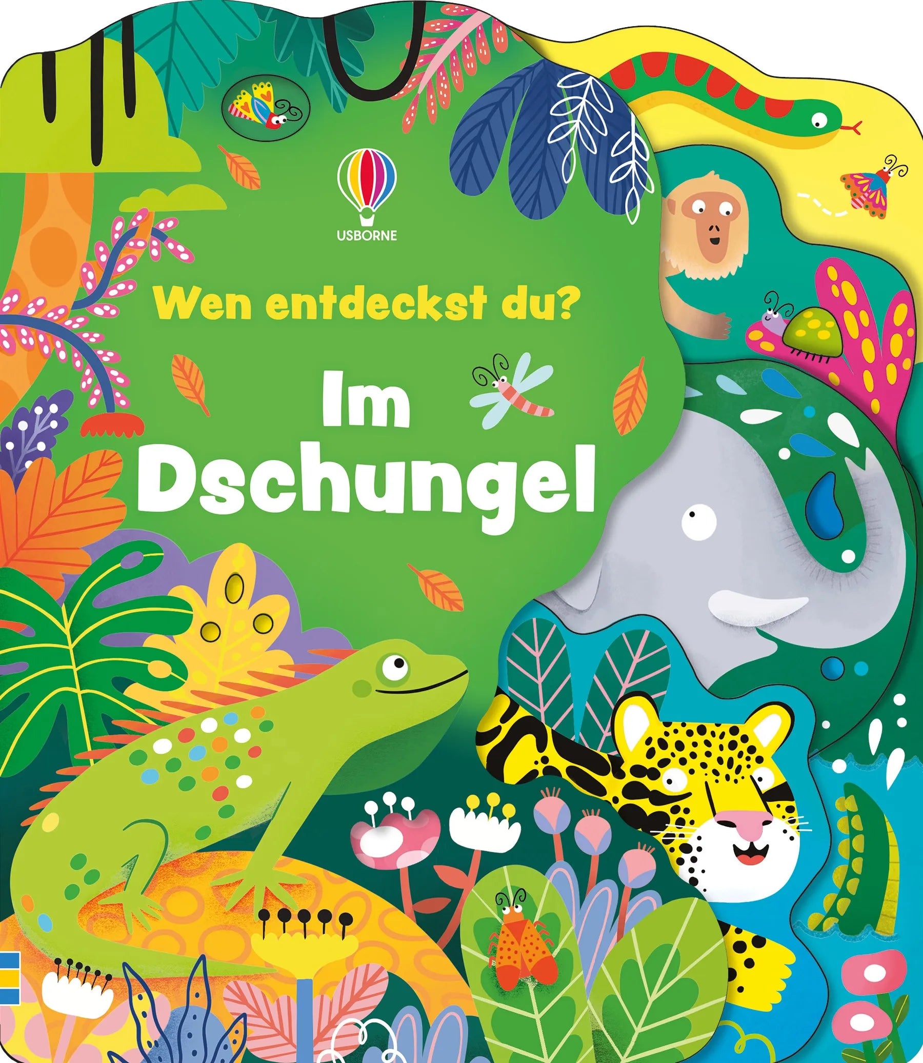 Buchcover von 'Wen entdeckst du? Im Dschungel' - Gebundene Ausgabe von Alice Beecham