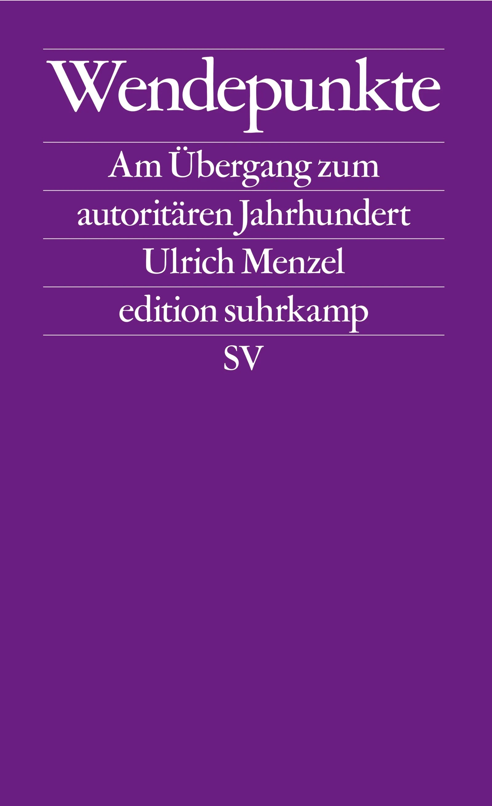 Cover: Wendepunkte (E-Book) von Ulrich Menzel