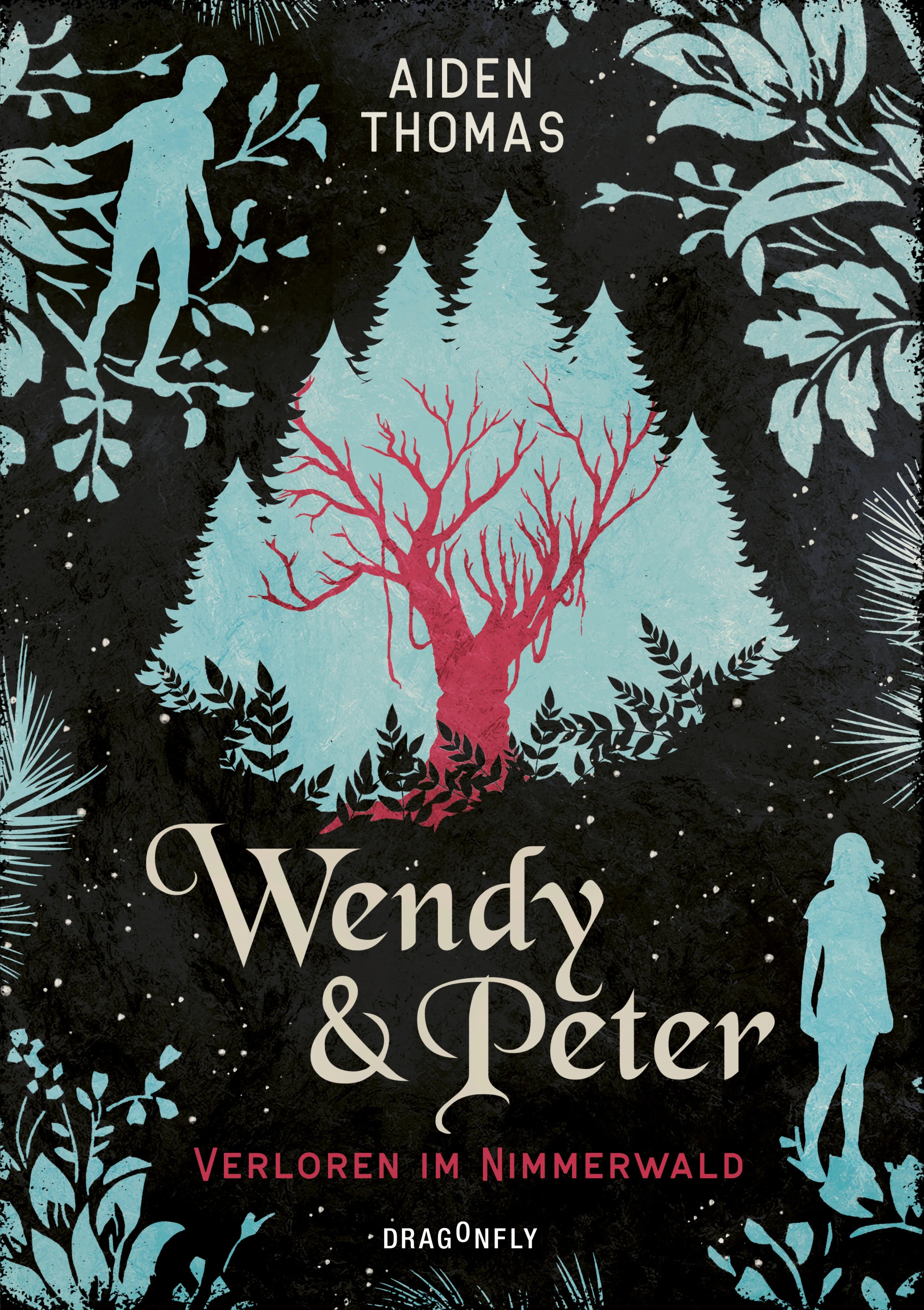 Buchcover von 'Wendy & Peter. Verloren im Nimmerwald' - Gebundene Ausgabe von Aiden Thomas