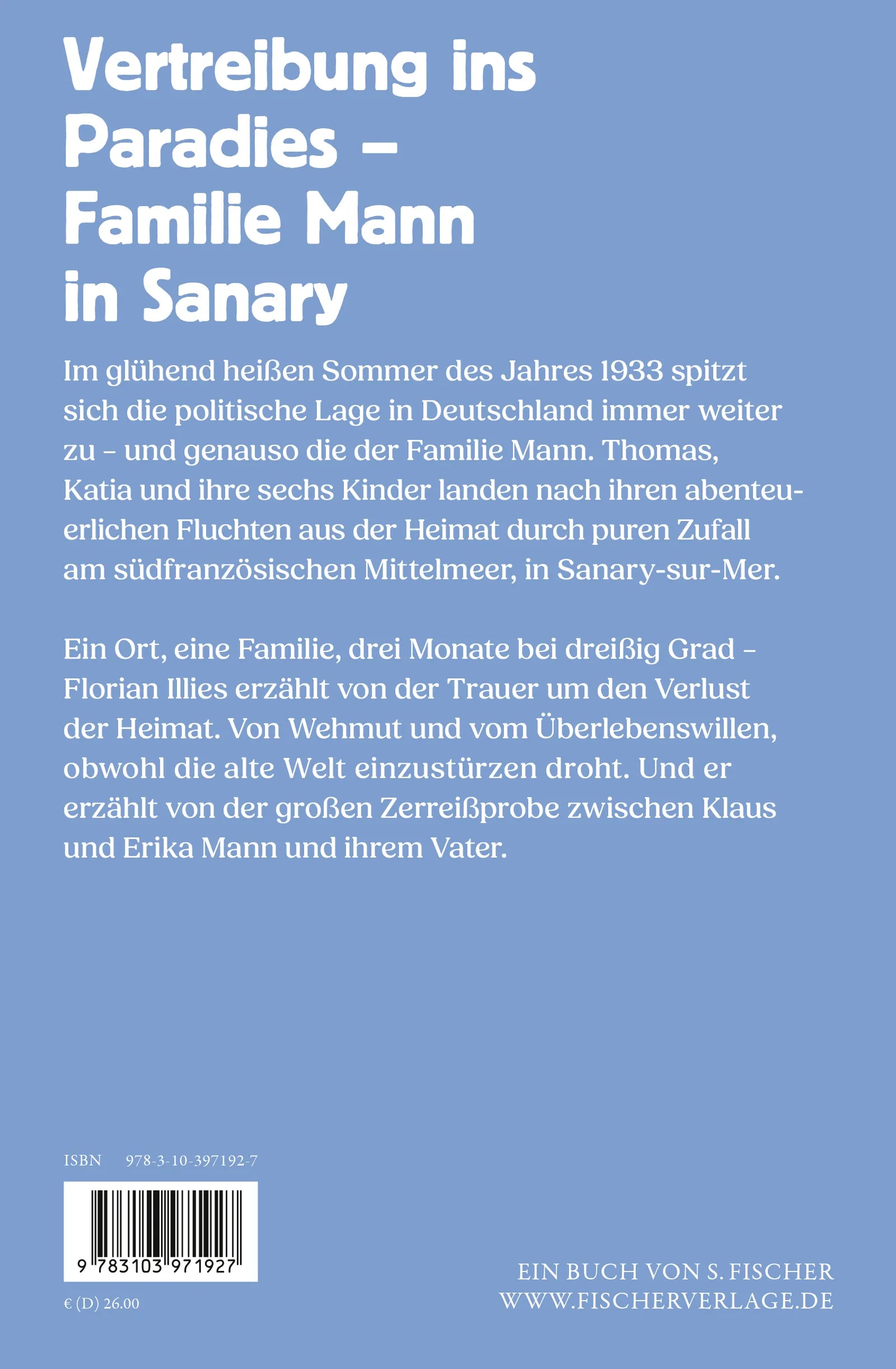 Rückseite: Wenn die Sonne untergeht (Hardcover)