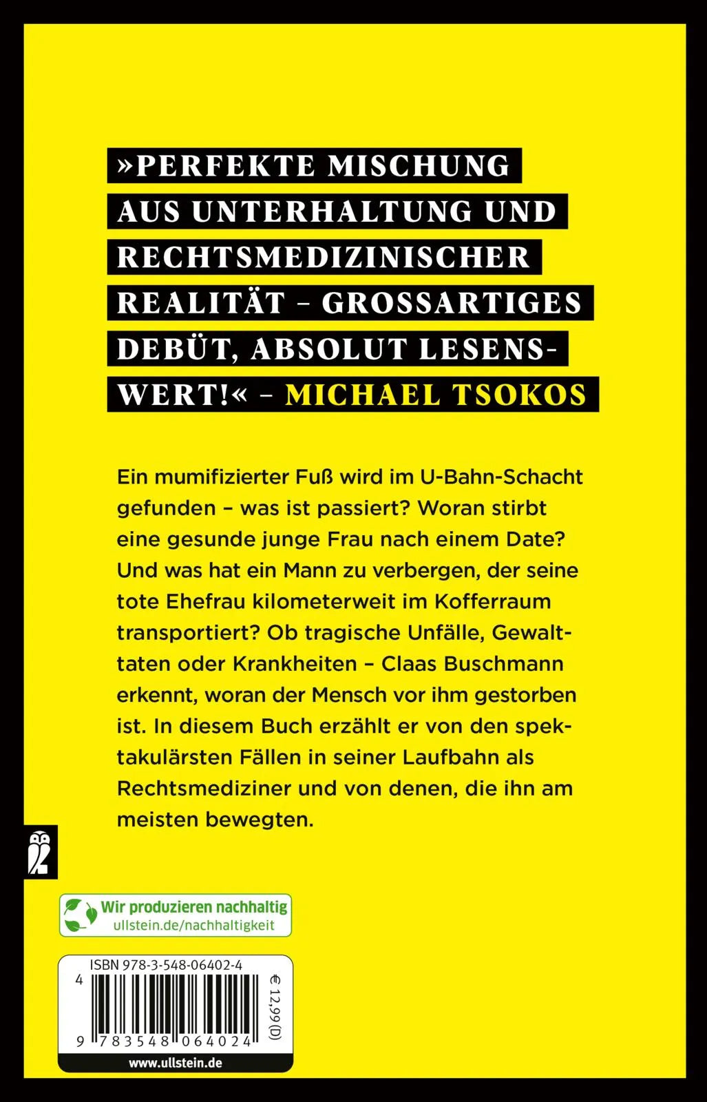 Rückseite: Wenn die Toten sprechen (Taschenbuch)