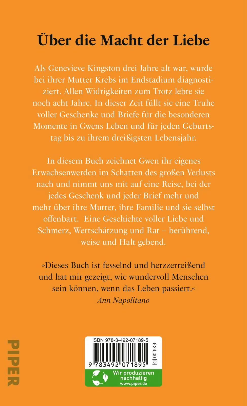 Buchrückseite von '»Wenn ich dir nur sagen könnte …«' mit Klappentext - Gebundene Ausgabe