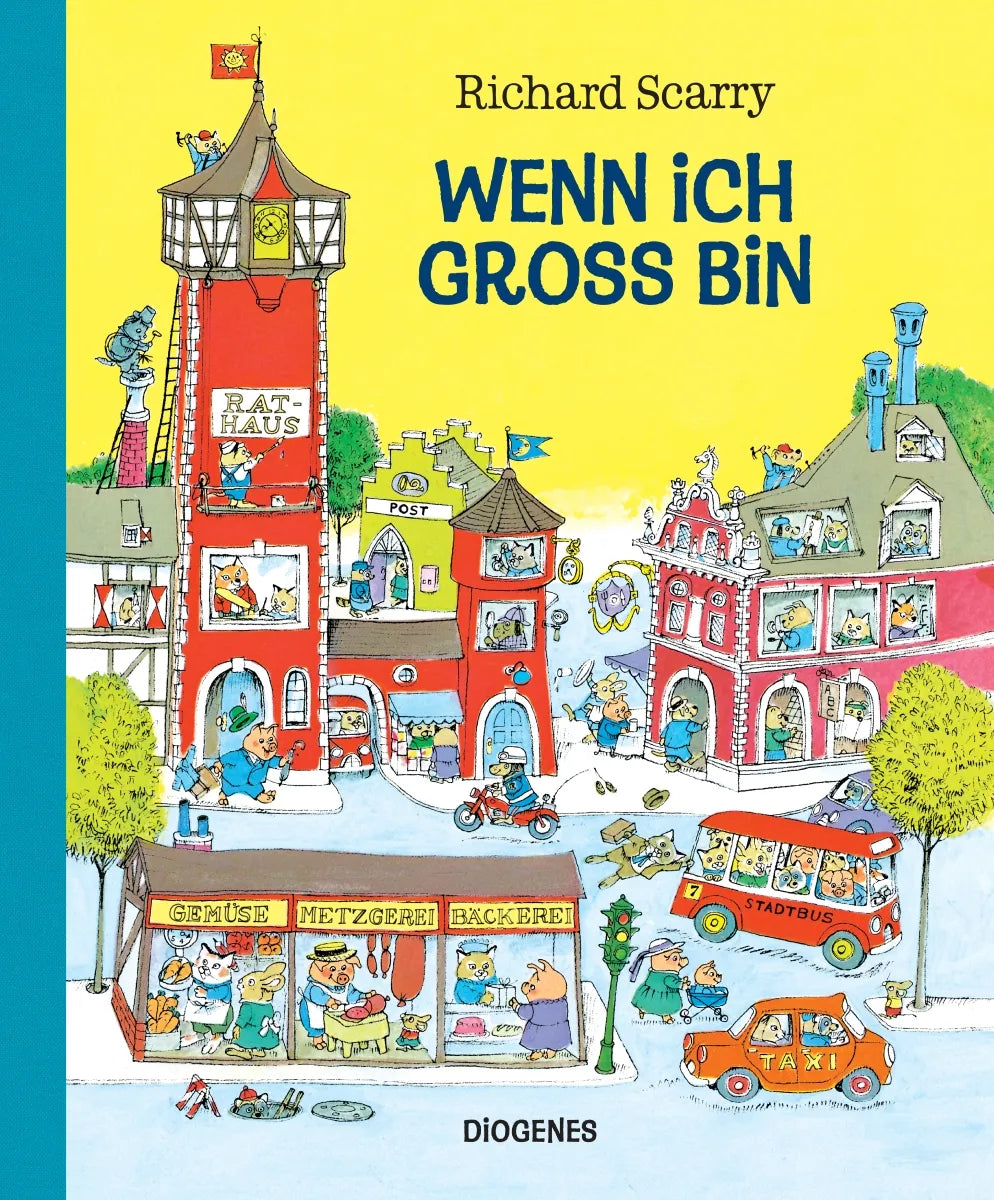Buchcover von 'Wenn ich groß bin' - Gebundene Ausgabe von Richard Scarry