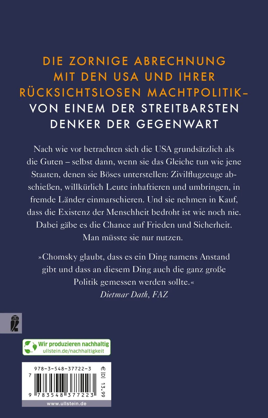 Buchrückseite von 'Wer beherrscht die Welt?' mit Klappentext - Taschenbuch