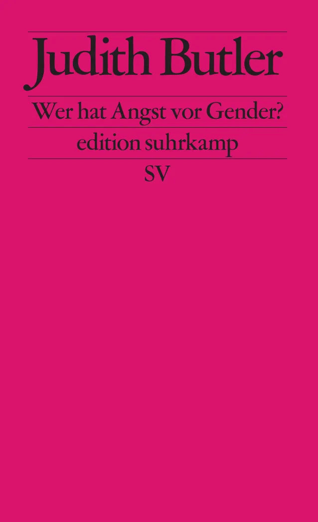 Cover: Wer hat Angst vor Gender? (Taschenbuch) von Judith Butler