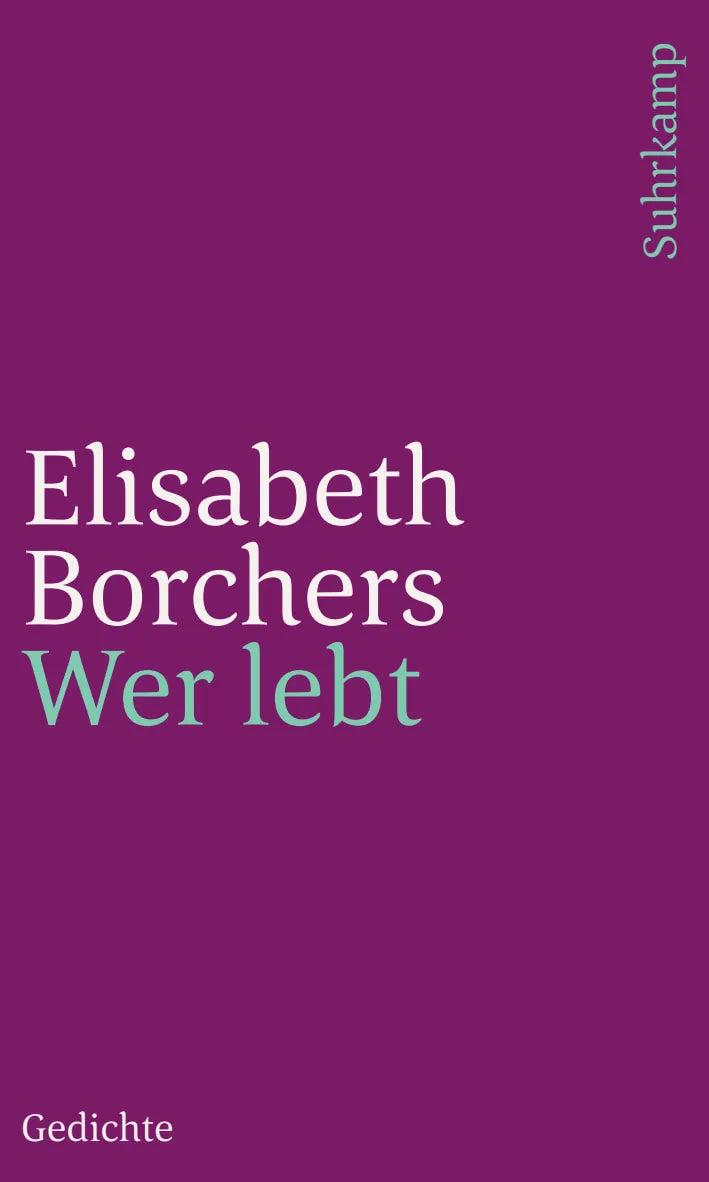 Buchcover von 'Wer lebt' - Taschenbuch von Elisabeth Borchers