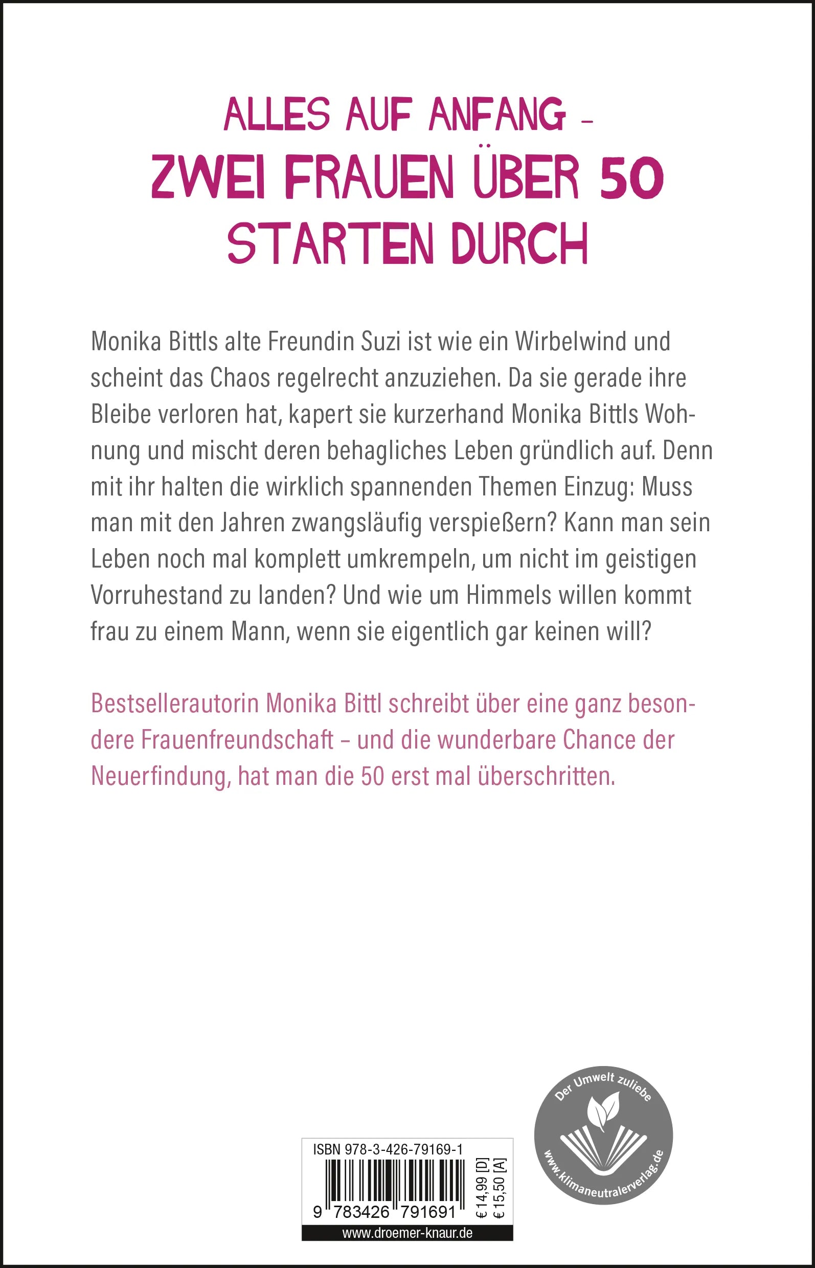 Buchrückseite von 'Wer uns nicht mag, kann uns gernhaben!' mit Klappentext - Paperback