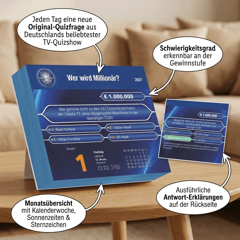 Wer wird Millionär 2027 – Ansicht
