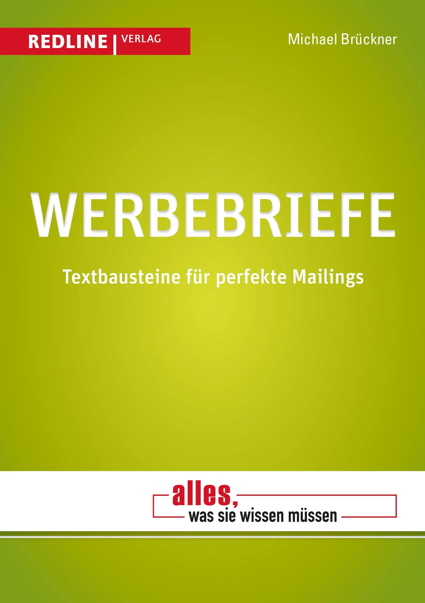 Buchcover von 'Werbebriefe' - Taschenbuch von Michael Brückner