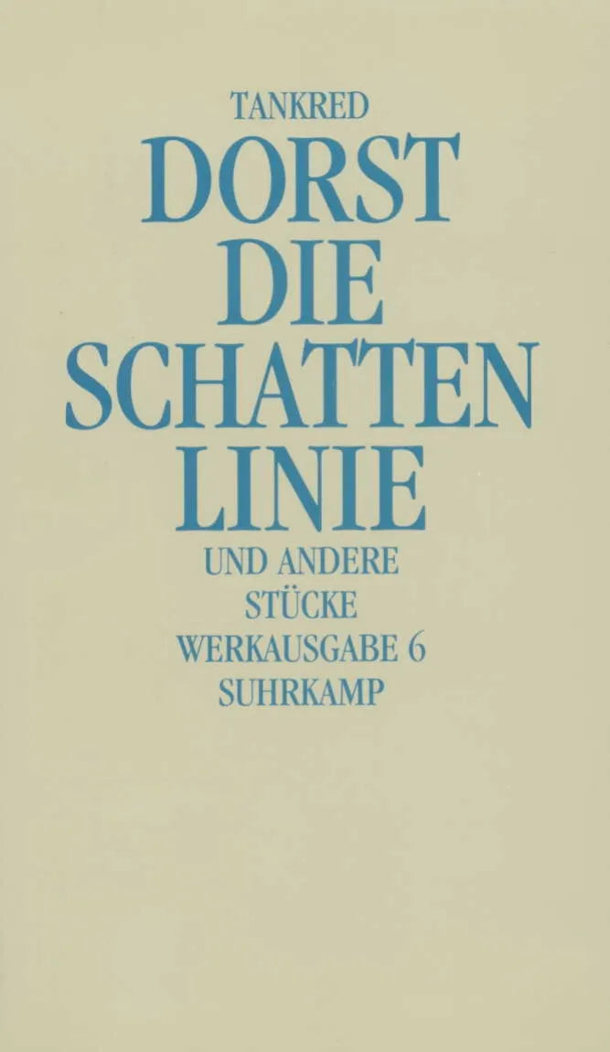 Buchcover von 'Werkausgabe' - Gebundene Ausgabe von Tankred Dorst