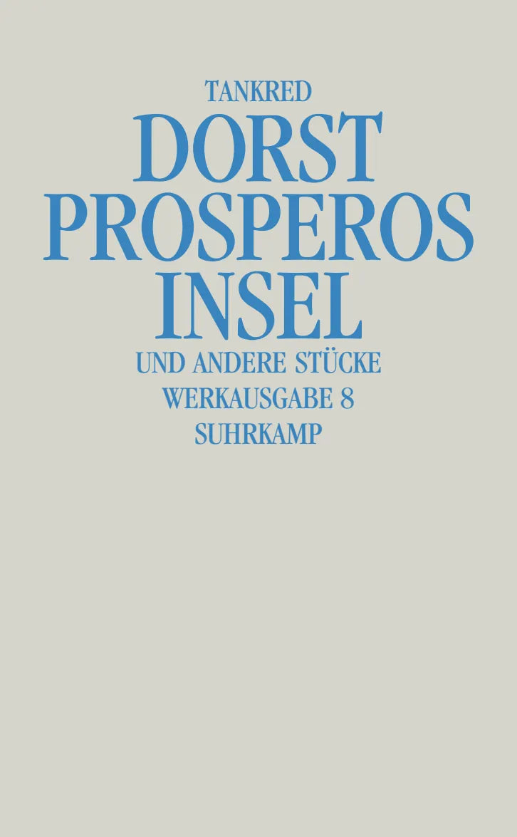 Buchcover von 'Werkausgabe' - Gebundene Ausgabe von Tankred Dorst