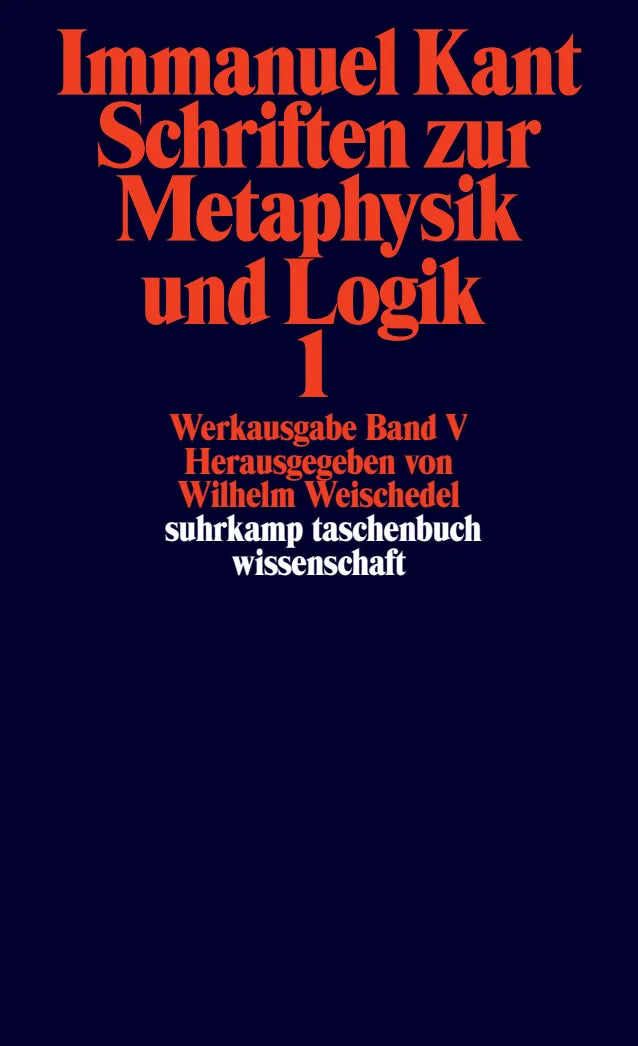 Buchcover von 'Werkausgabe in 12 Bänden' - Taschenbuch von Immanuel Kant