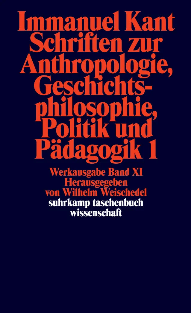 Buchcover von 'Werkausgabe in 12 Bänden' - Taschenbuch von Immanuel Kant
