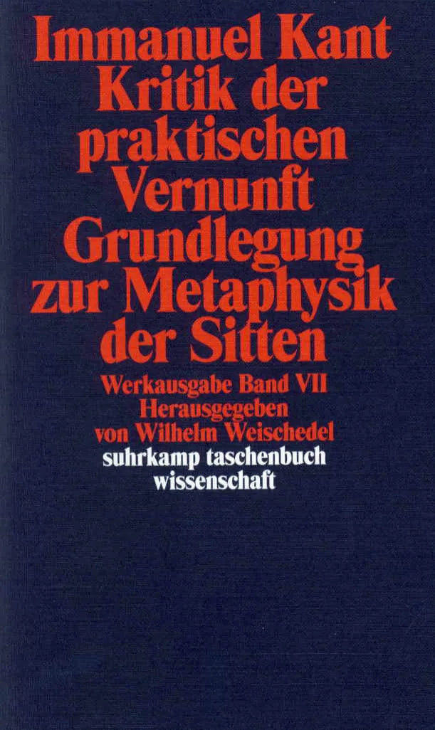 Buchcover von 'Werkausgabe in 12 Bänden' - Taschenbuch von Immanuel Kant