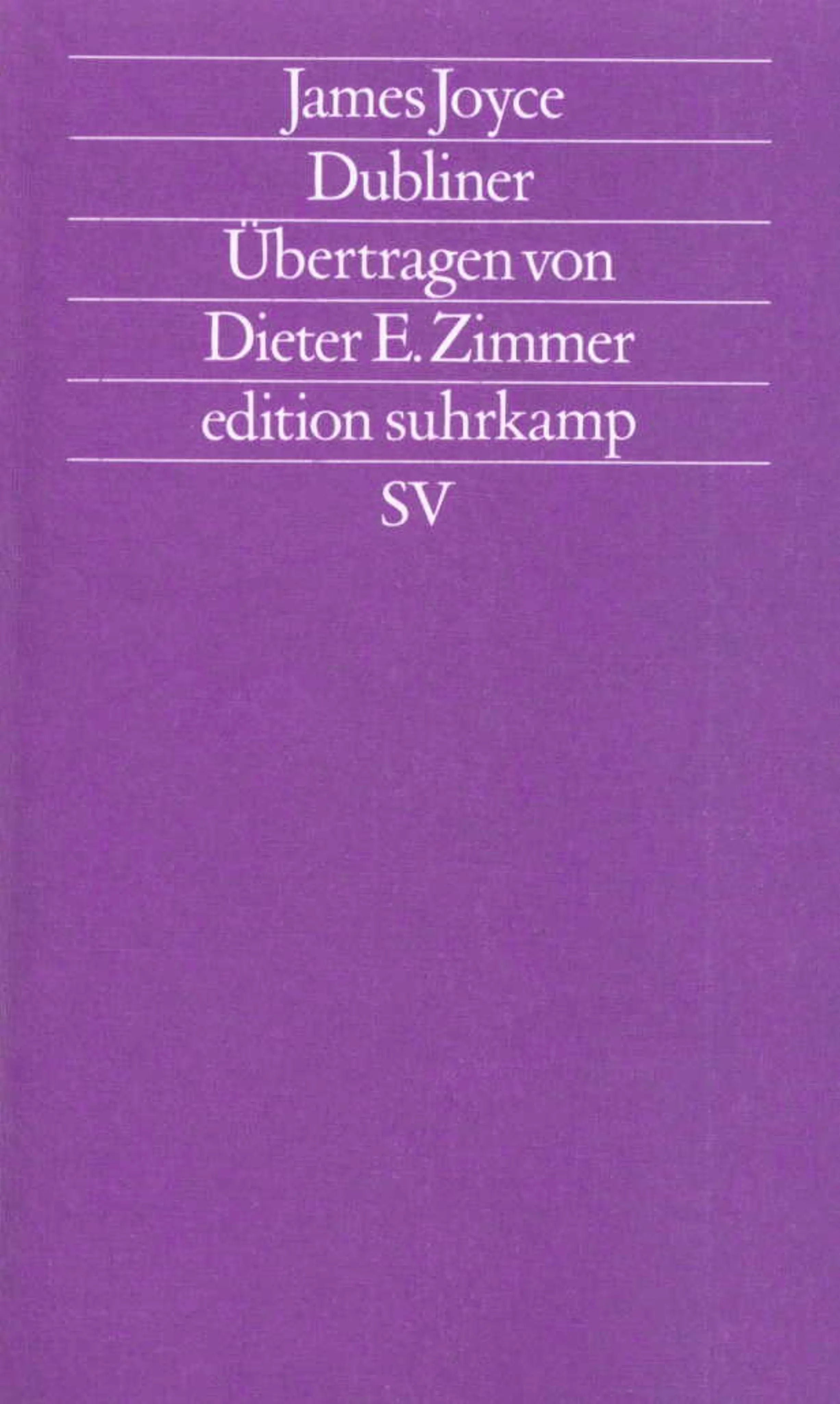 Buchcover von 'Werkausgabe in sechs Bänden in der edition suhrkamp' - Taschenbuch von James Joyce