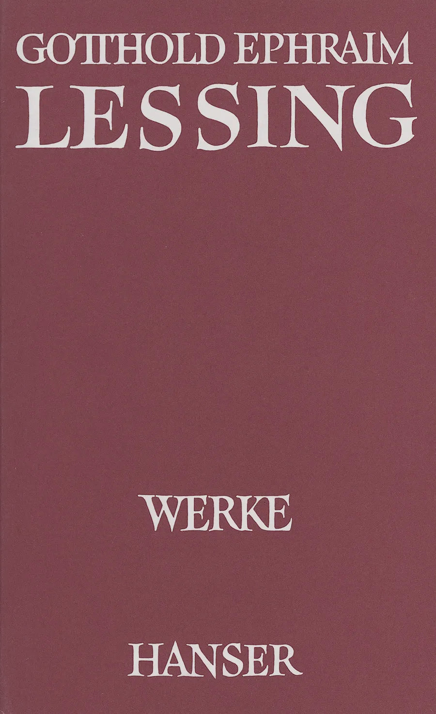 Buchcover von 'Werke Band VIII' - Gebundene Ausgabe von Gotthold Ephraim Lessing