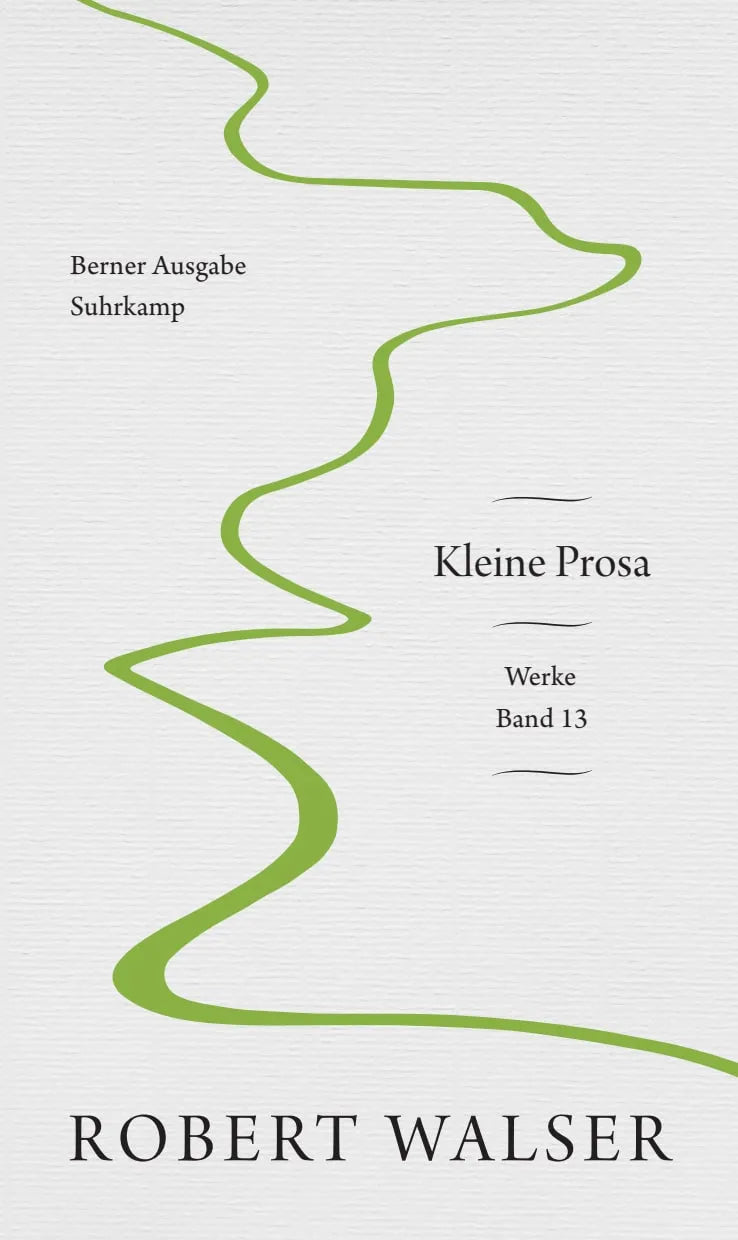 Buchcover von 'Werke. Berner Ausgabe' - Taschenbuch von Robert Walser