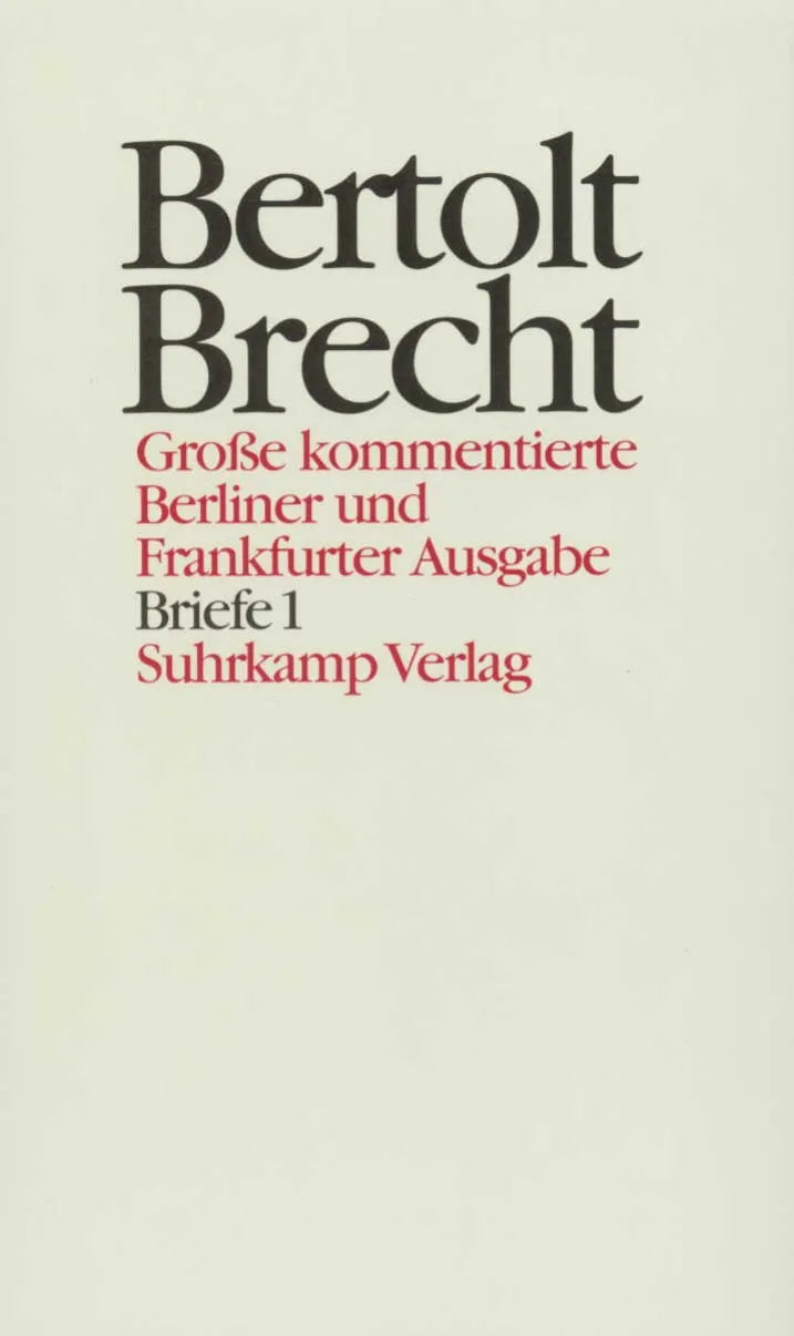 Buchcover von 'Werke. Große kommentierte Berliner und Frankfurter Ausgabe. 30 Bände' - Gebundene Ausgabe von Bertolt Brecht