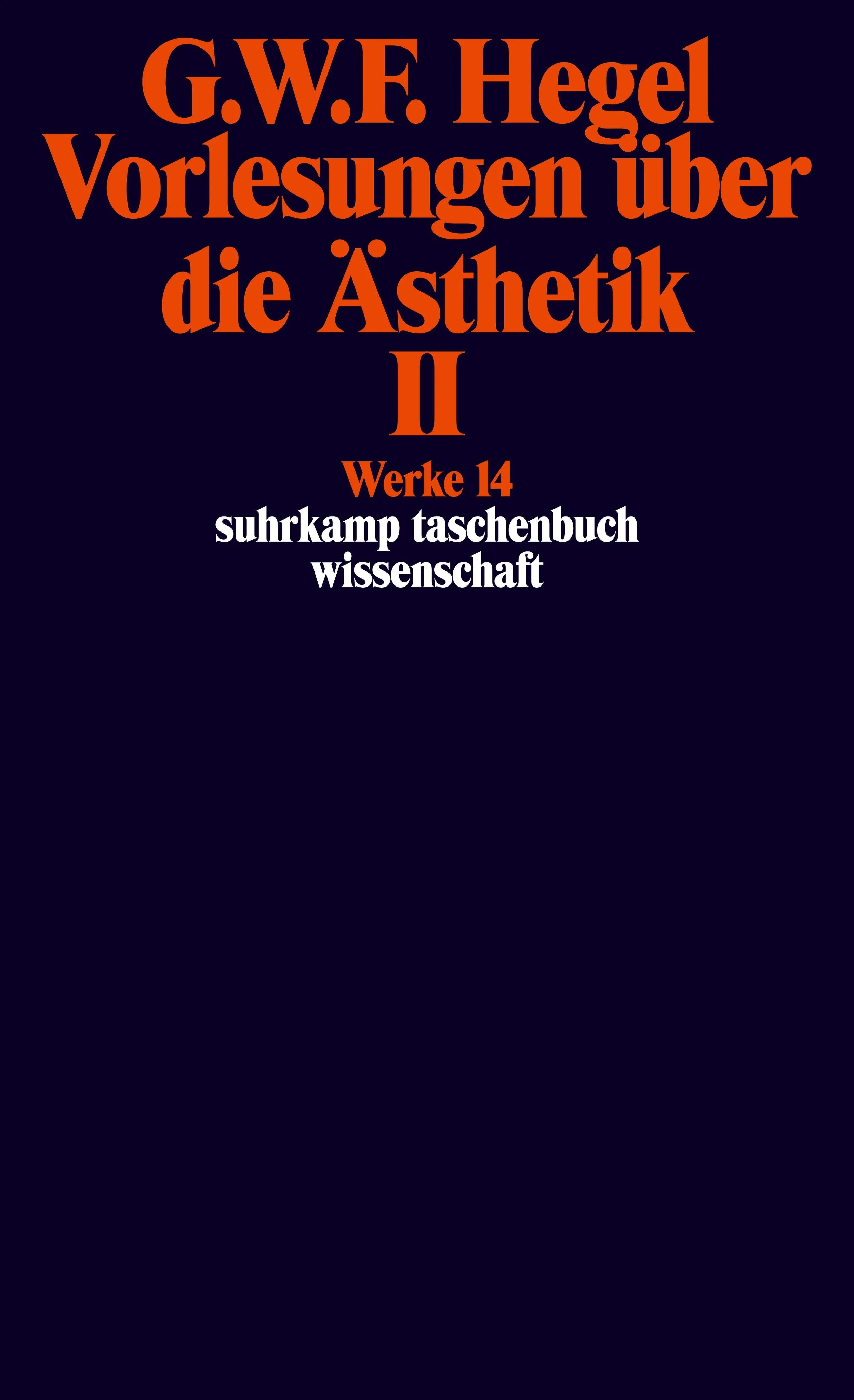 Buchcover von 'Werke in 20 Bänden mit Registerband' - Taschenbuch von Georg Wilhelm Friedrich Hegel