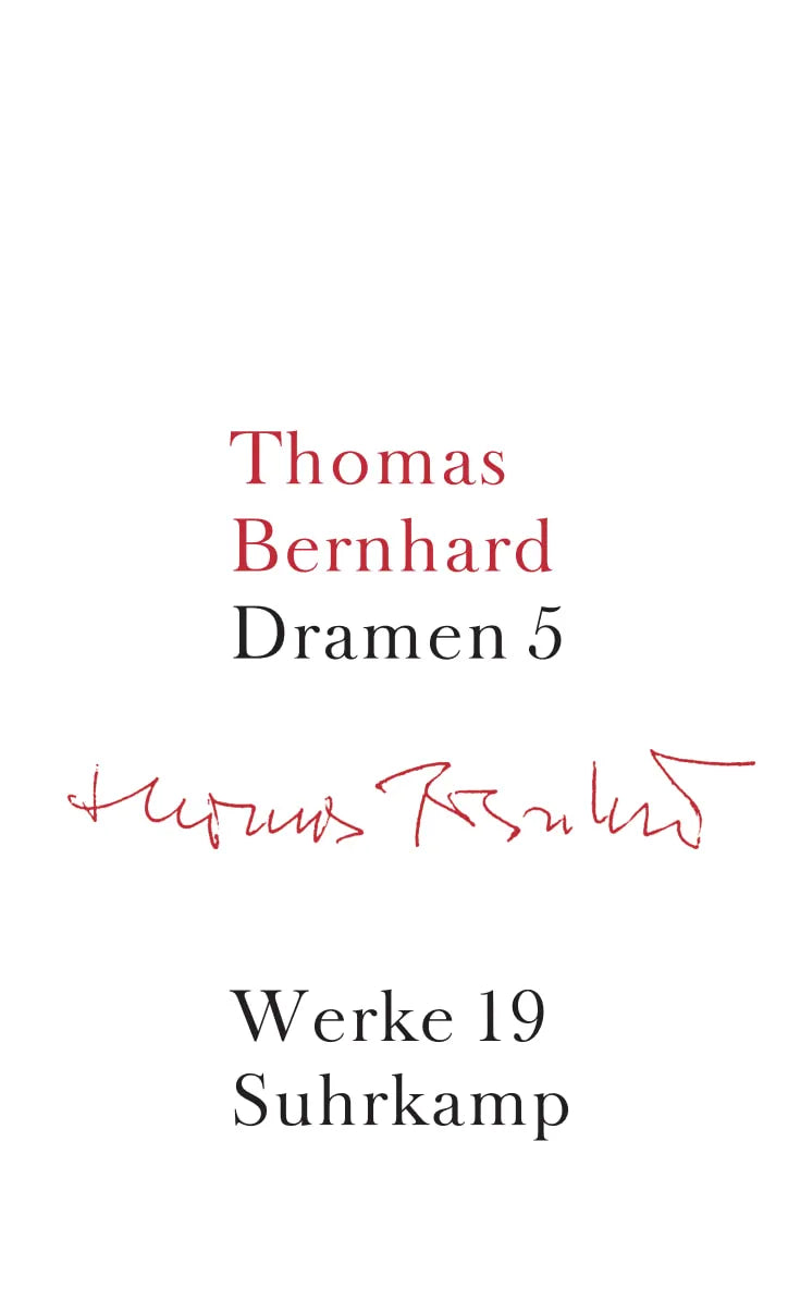 Buchcover von 'Werke in 22 Bänden' - Gebundene Ausgabe von Thomas Bernhard