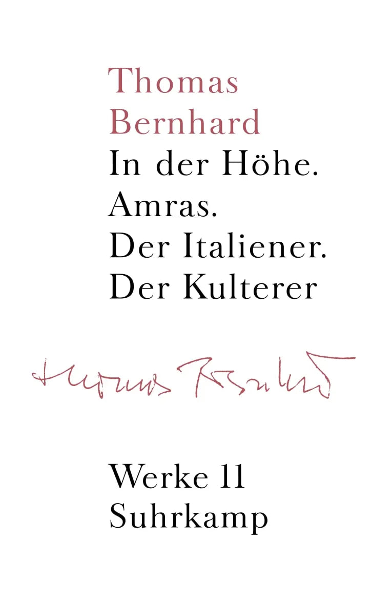 Buchcover von 'Werke in 22 Bänden' - Gebundene Ausgabe von Thomas Bernhard