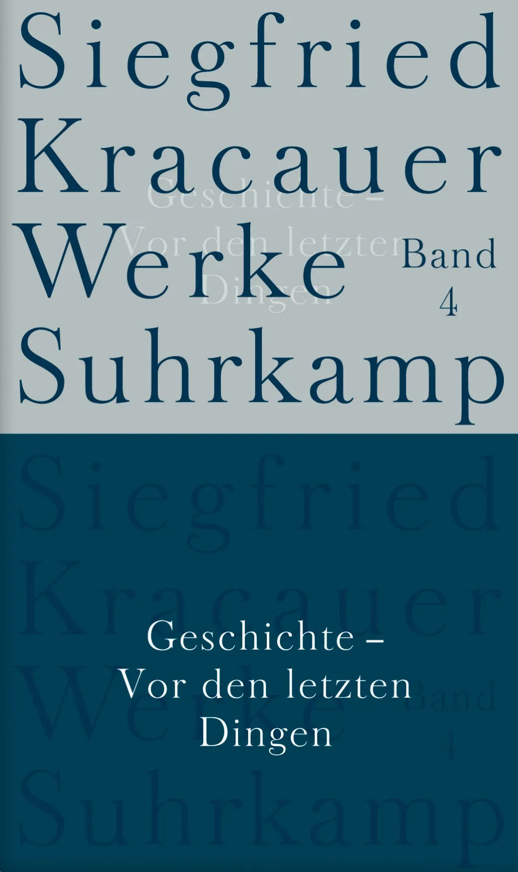 Buchcover von 'Werke in neun Bänden' - Gebundene Ausgabe von Siegfried Kracauer