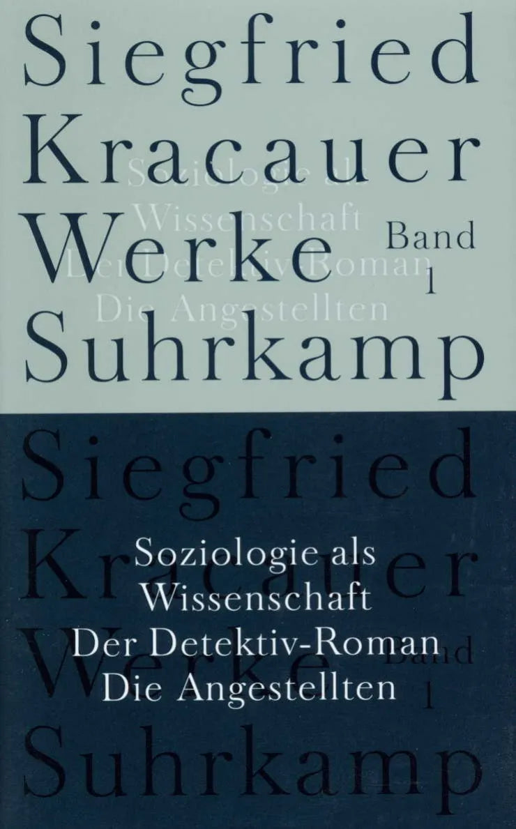 Buchcover von 'Werke in neun Bänden' - Gebundene Ausgabe von Siegfried Kracauer