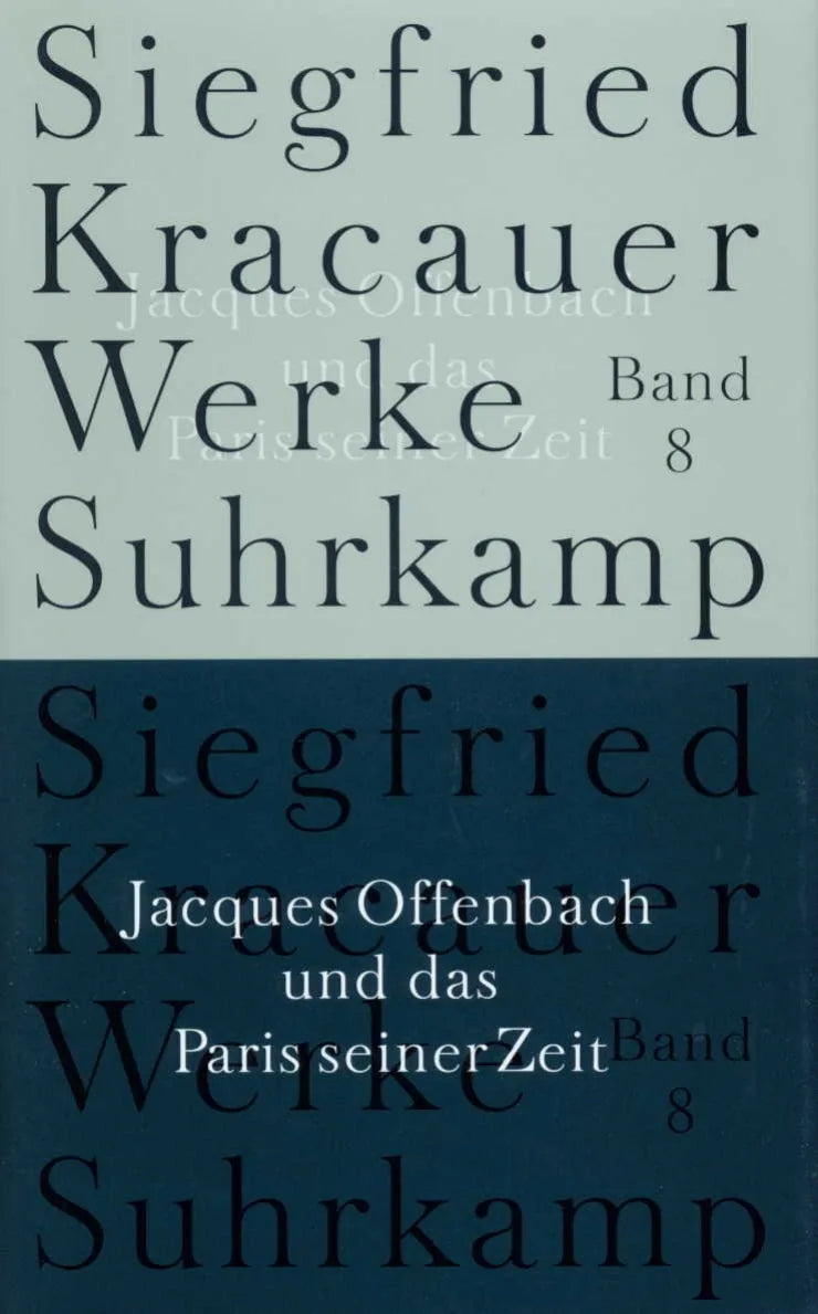 Buchcover von 'Werke in neun Bänden' - Gebundene Ausgabe von Siegfried Kracauer