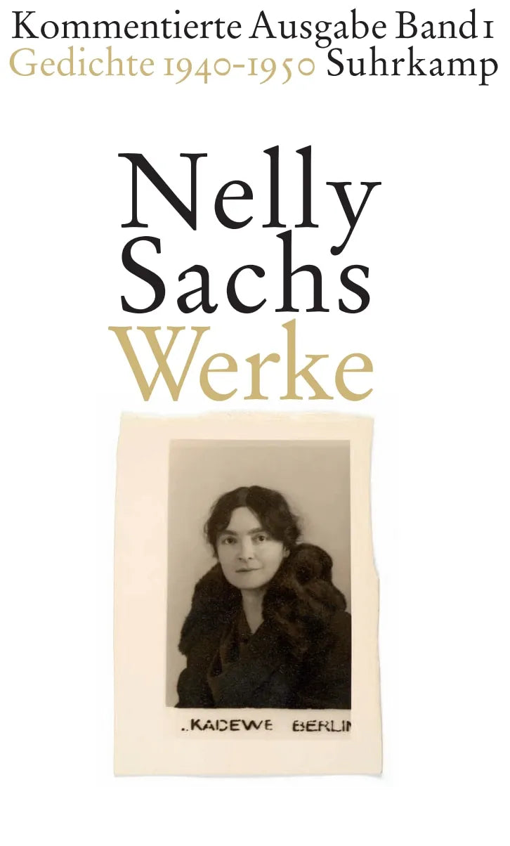 Buchcover von 'Werke. Kommentierte Ausgabe in vier Bänden' - Gebundene Ausgabe von Nelly Sachs