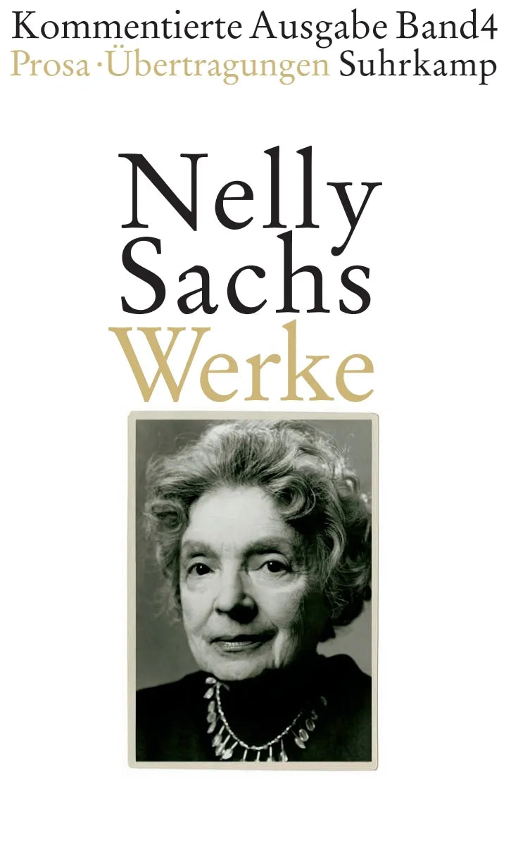 Buchcover von 'Werke. Kommentierte Ausgabe in vier Bänden' - Gebundene Ausgabe von Nelly Sachs