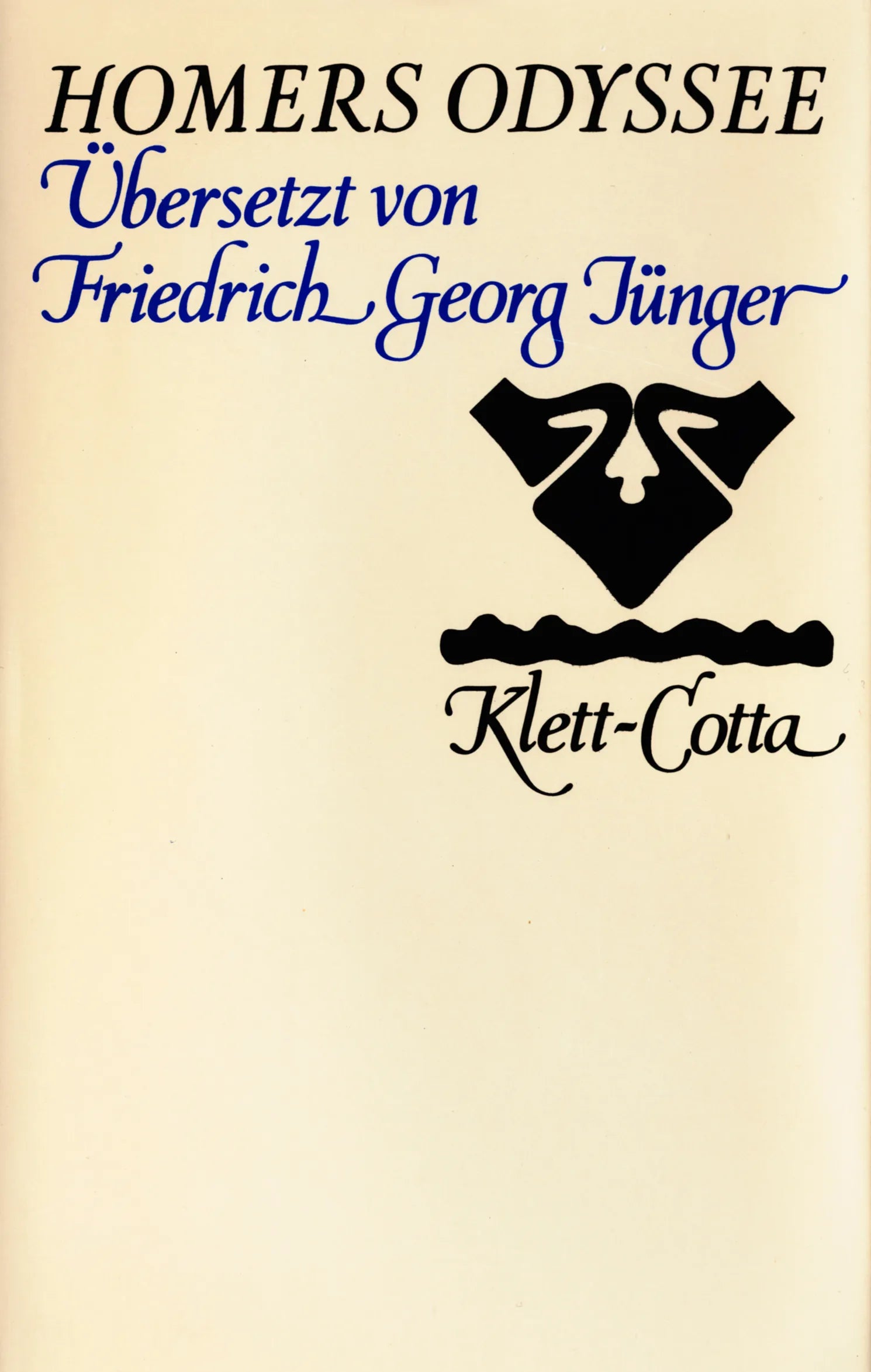 Buchcover von 'Werke. Werkausgabe in zwölf Bänden / Homers Odyssee' - Gebundene Ausgabe von Friedrich Georg Jünger