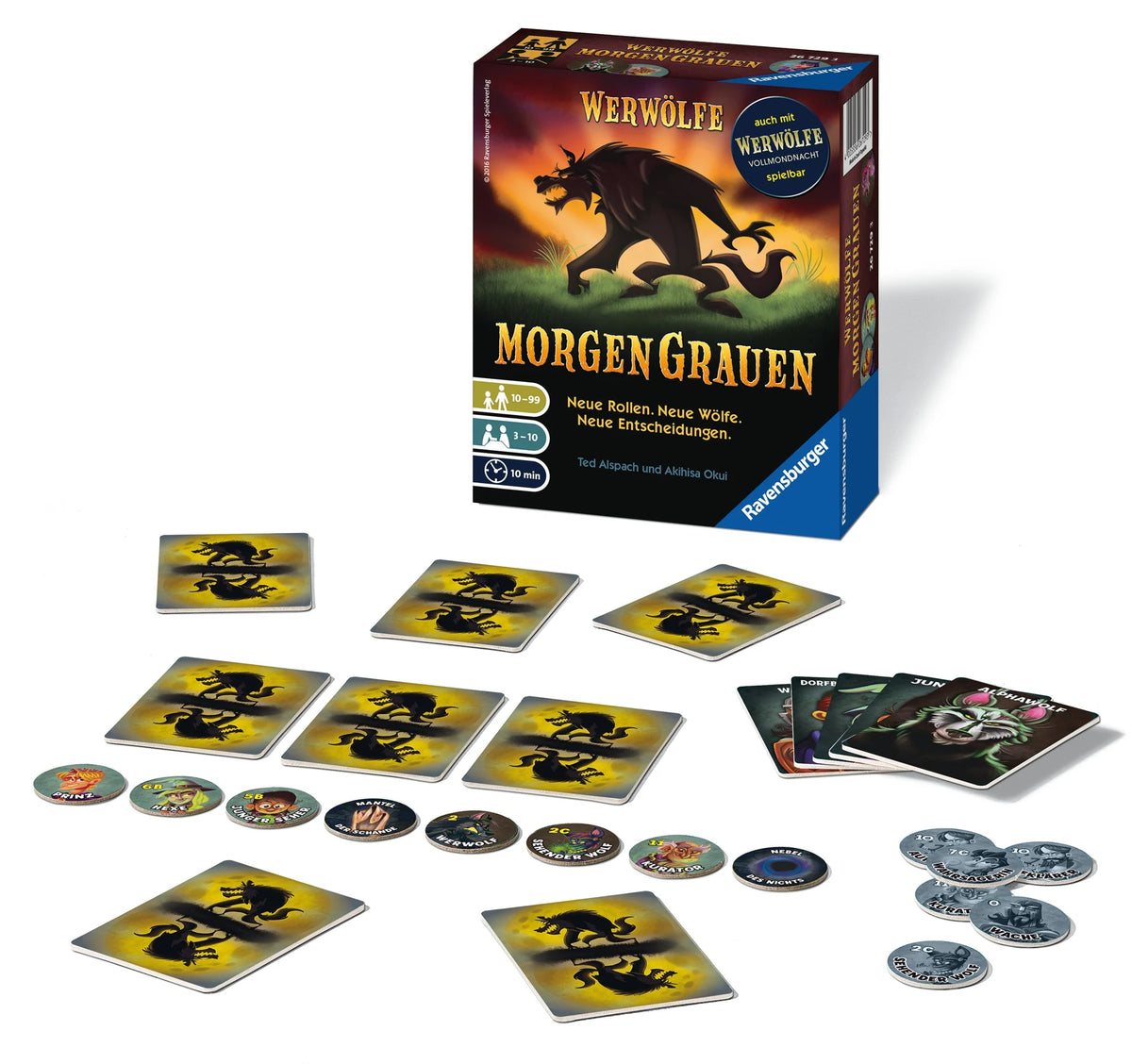 Werwölfe MorgenGrauen - Spiele für Erwachsene ab 10 Jahre – Ansicht