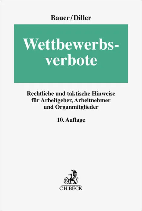 Buchcover von 'Wettbewerbsverbote' - Gebundene Ausgabe von Jobst-Hubertus Bauer