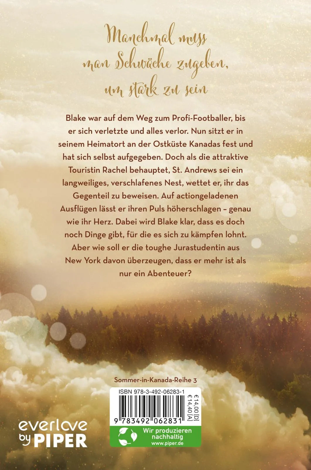 Buchrückseite von 'When the Stars Collide' mit Klappentext - Paperback