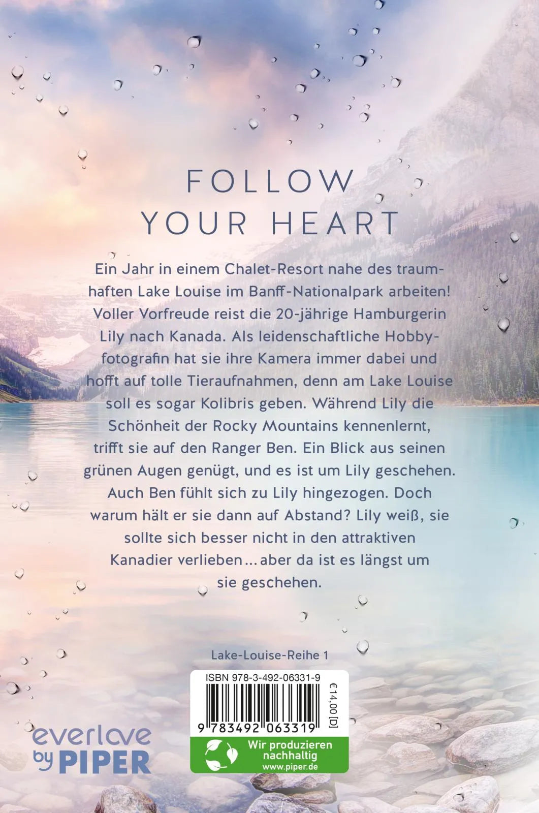 Buchrückseite von 'Where the Hummingbirds Sing' mit Klappentext - Paperback