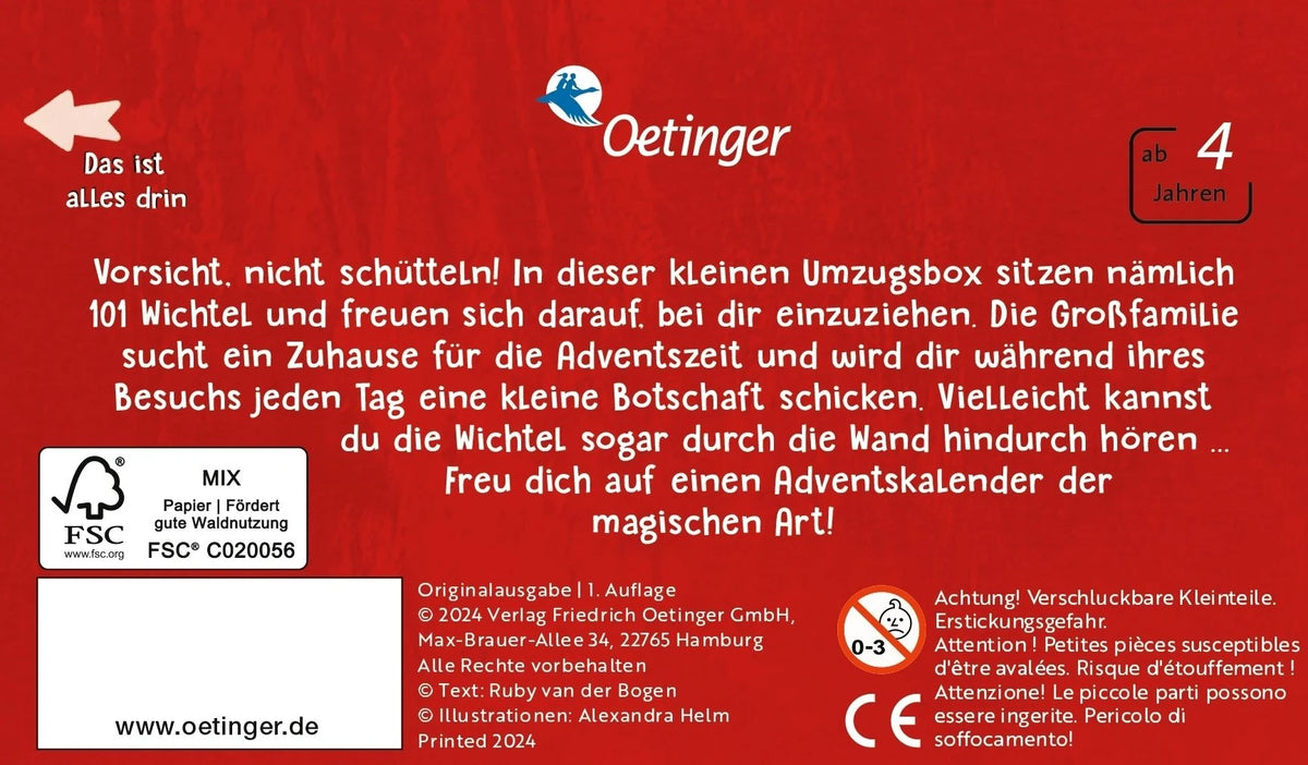 Wichteltür-Adventskalender. 101 Wichtel ziehen ein – Ansicht