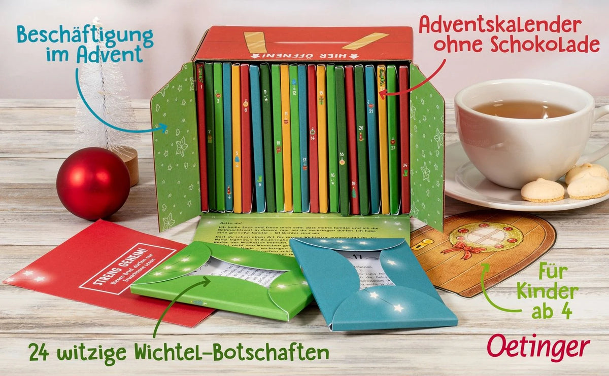 Wichteltür-Adventskalender. 101 Wichtel ziehen ein – Ansicht