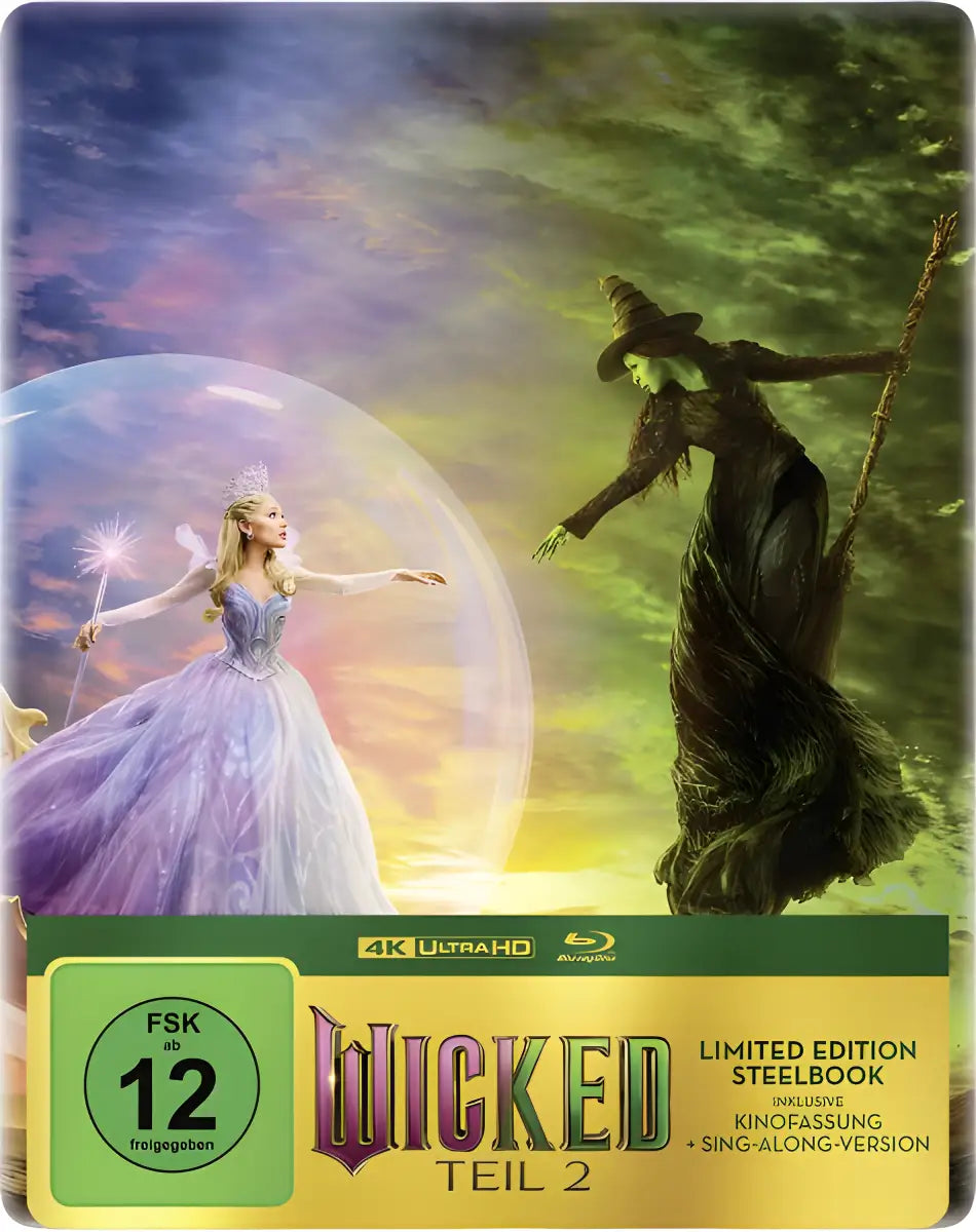 Wicked Teil 2 Limited Steelbook 4K Ultra HD Cover