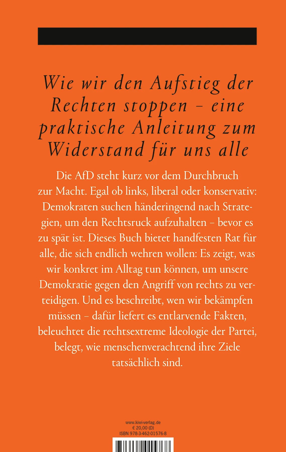 Rückseite: Widersetzt euch! (Paperback)